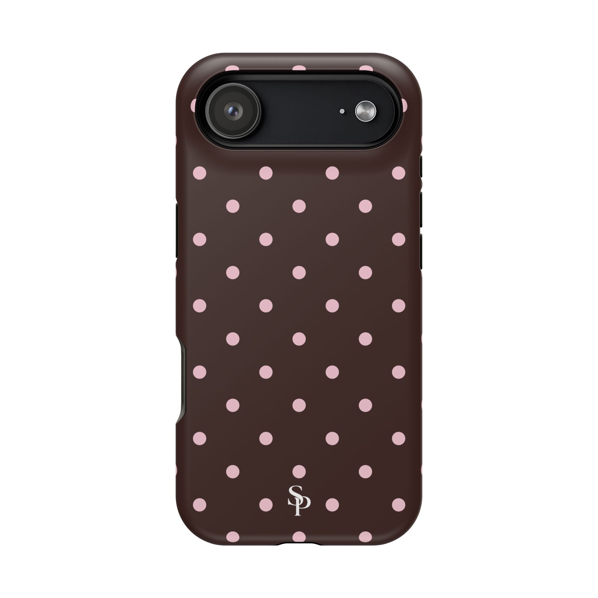 Brown Polka Dot Magnetic Impact-Resistant Phone Case