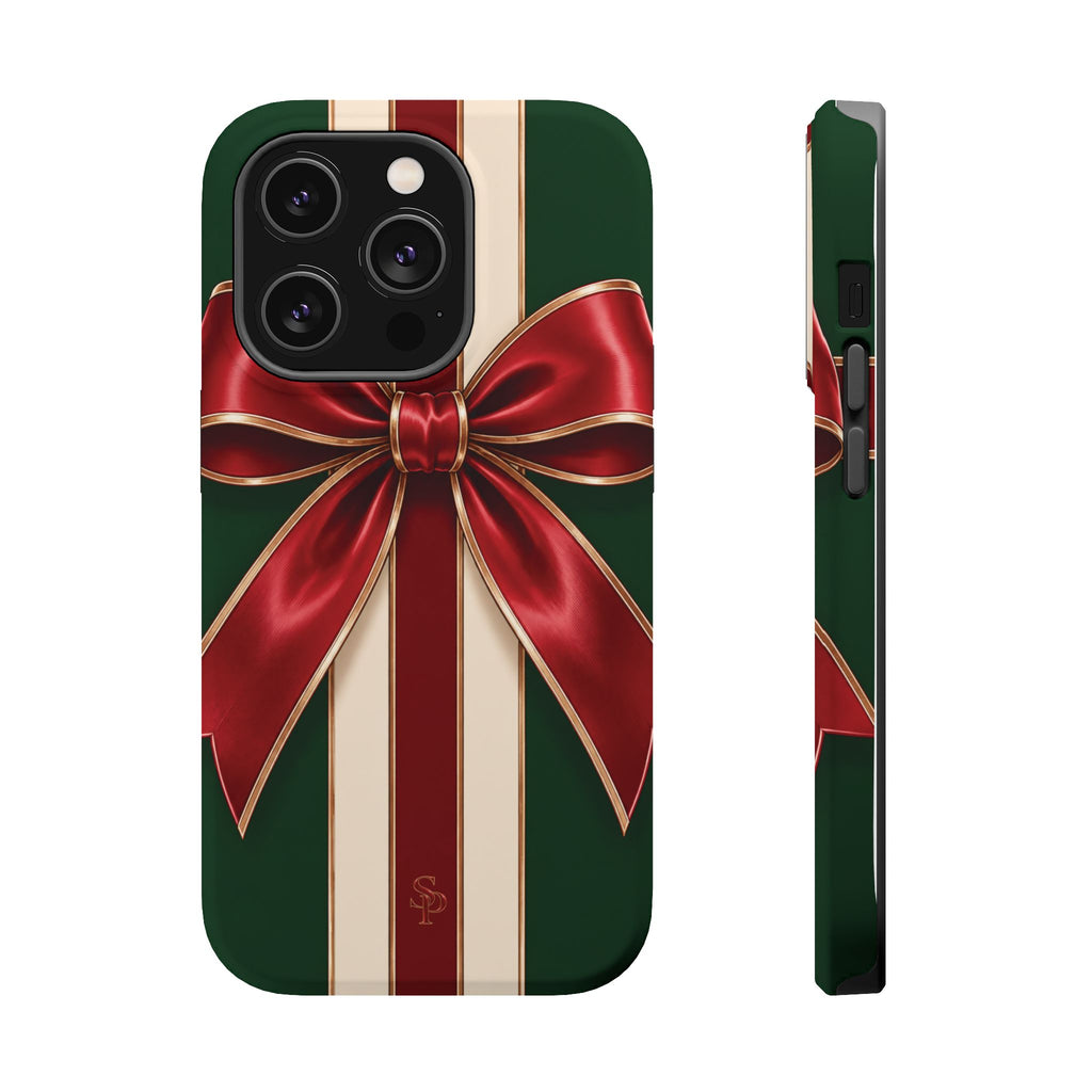 Christmas Gift Bow Magnetic Phone Case
