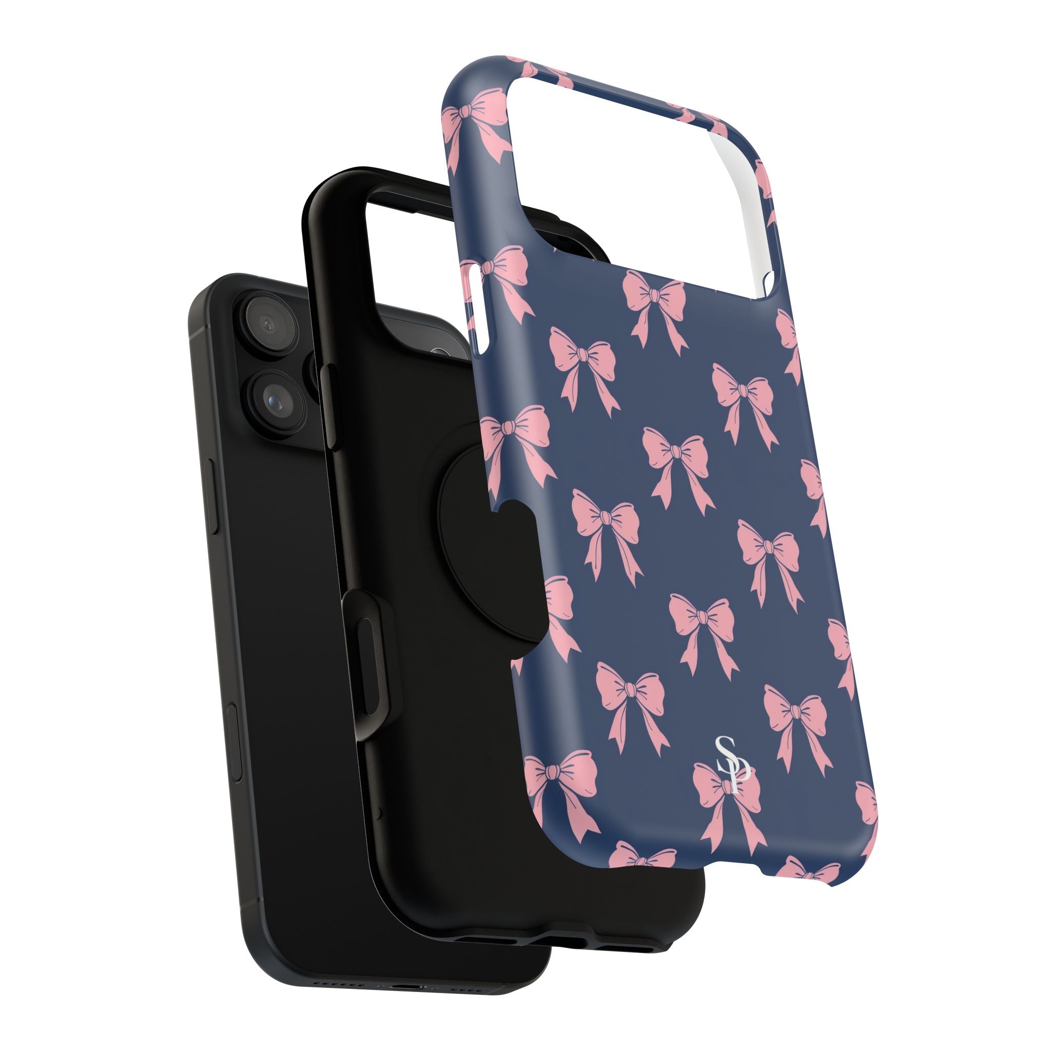 Chic Bow Impact-Resistant Phone Case