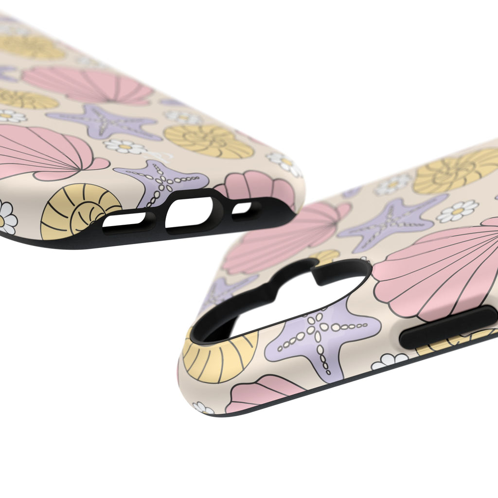 Coastal Shells Impact-Resistant Phone Case
