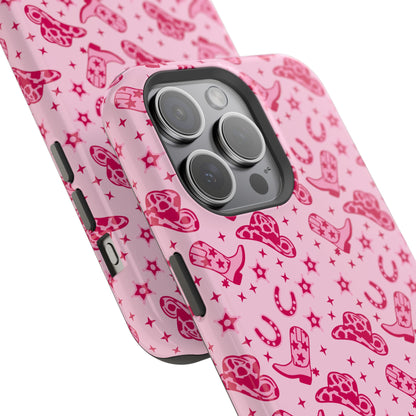 Pink Cowgirl Impact-Resistant Case