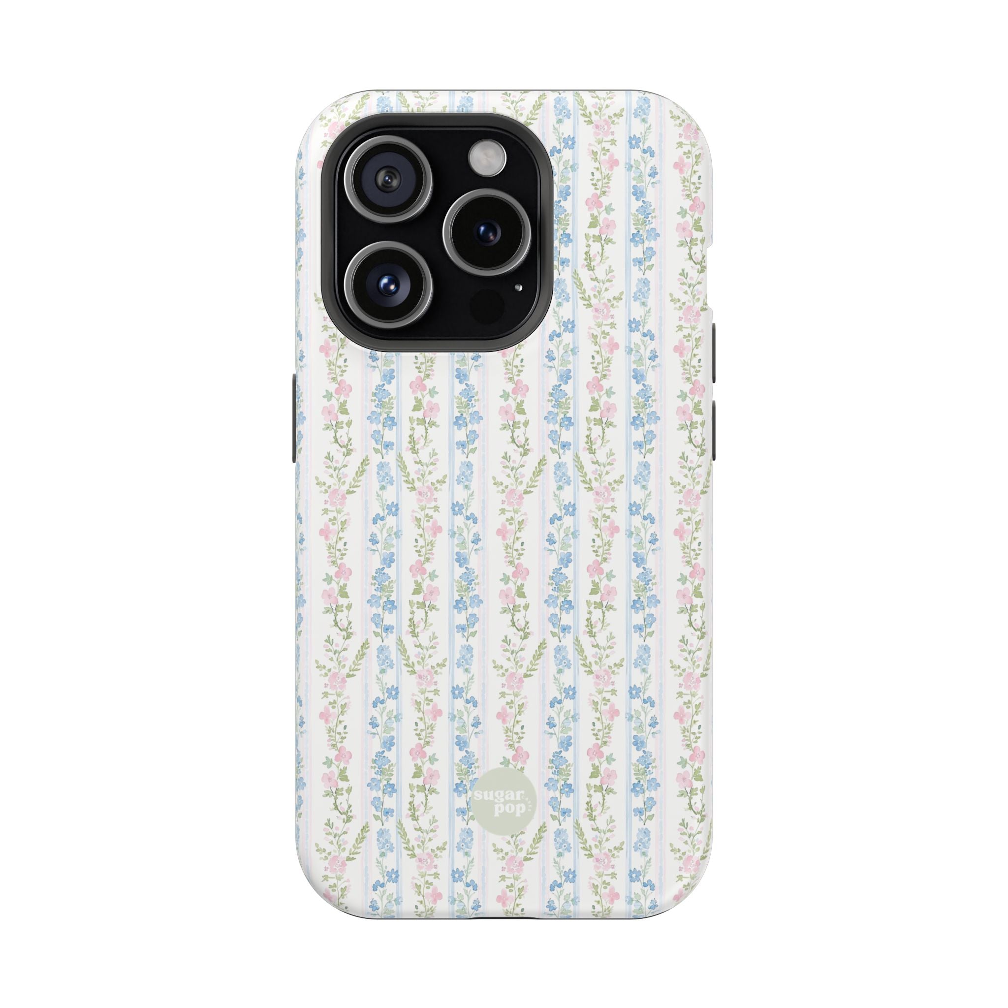 Pastel Floral Pattern Magnetic Tough Case