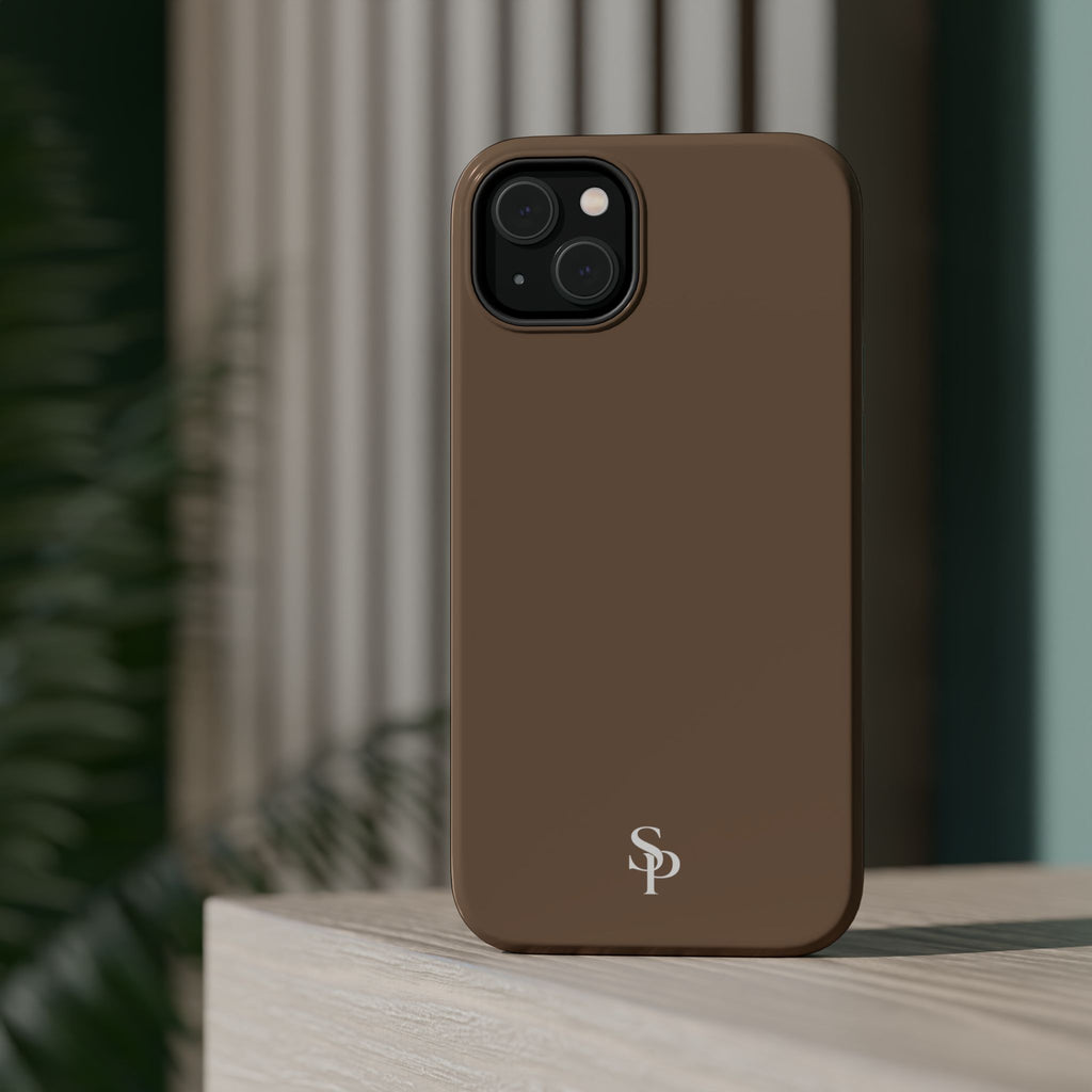 Brown Magnetic Tough Case