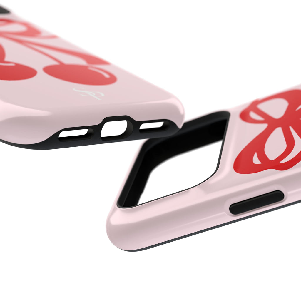 Cherry Bow Impact-Resistant Phone Case
