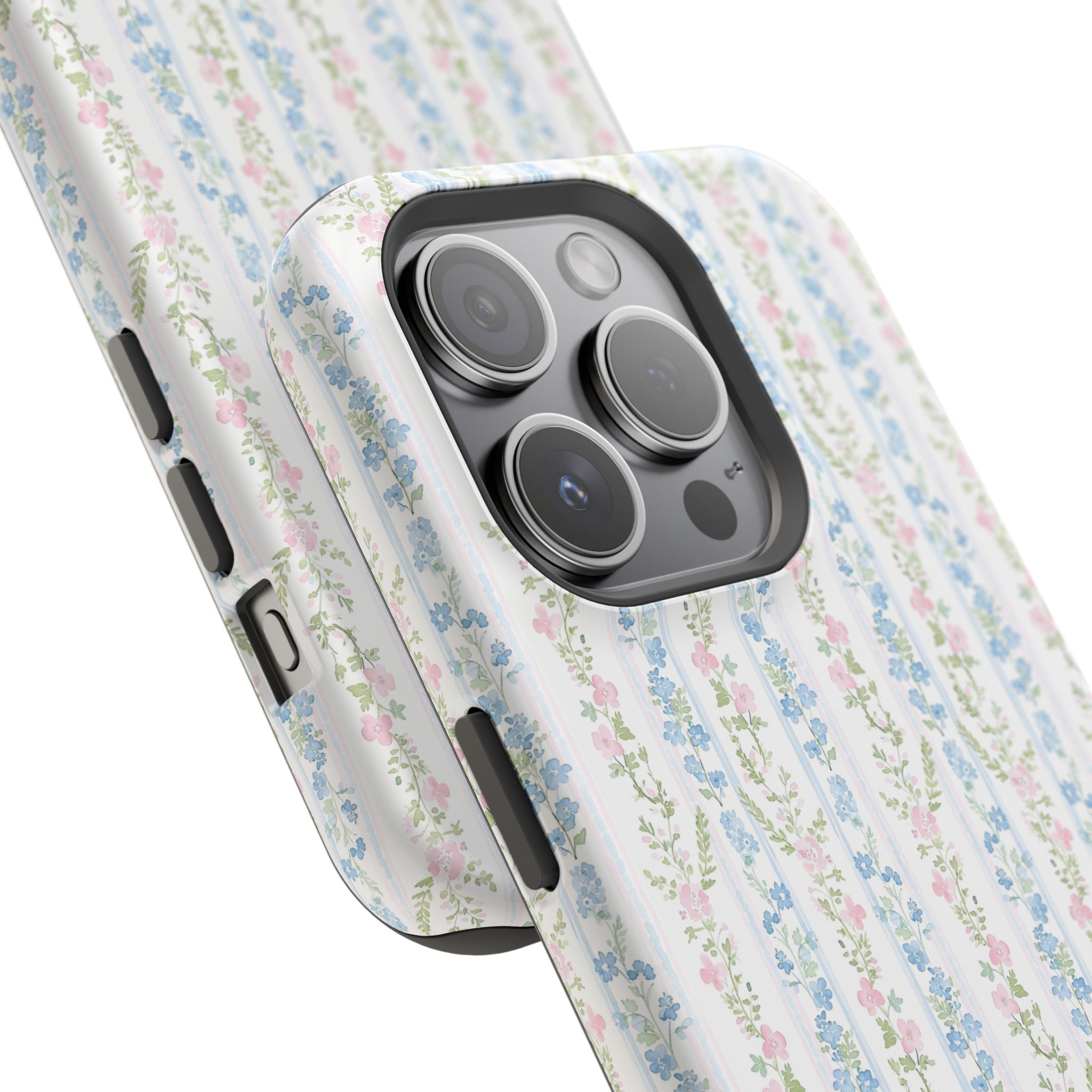 Pastel Floral Pattern Magnetic Tough Case