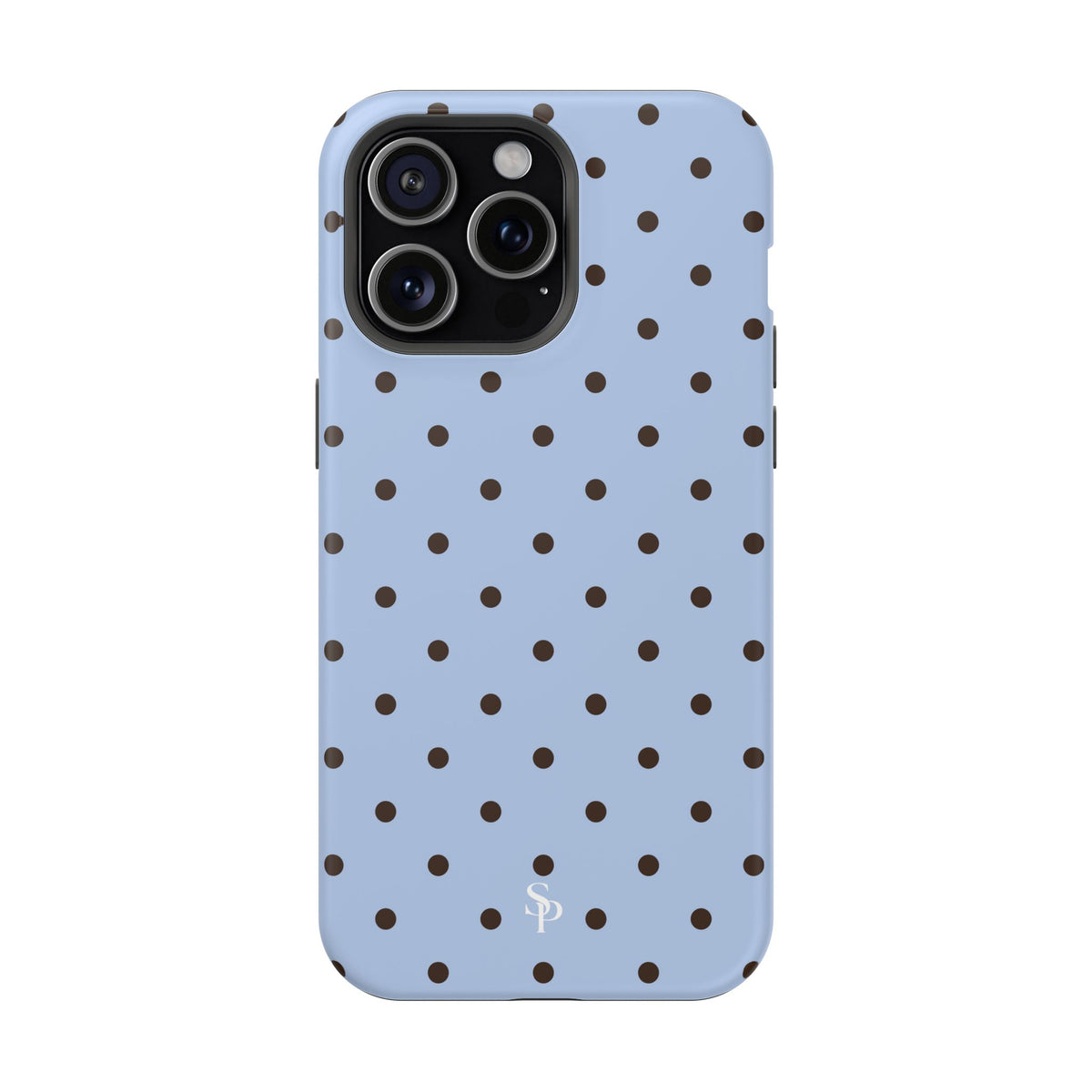 Blue Polka Dot Magnetic Impact Phone Case