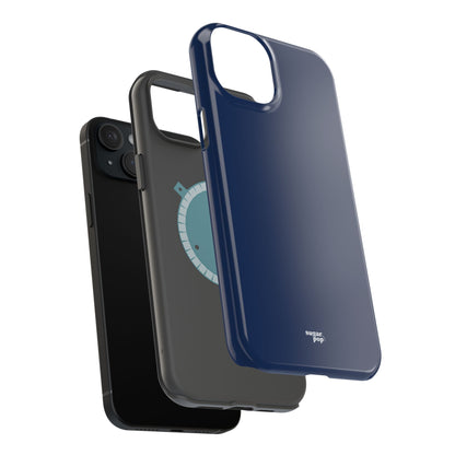 Navy Magnetic Tough Cases for Phones - Secure & Sleek Design