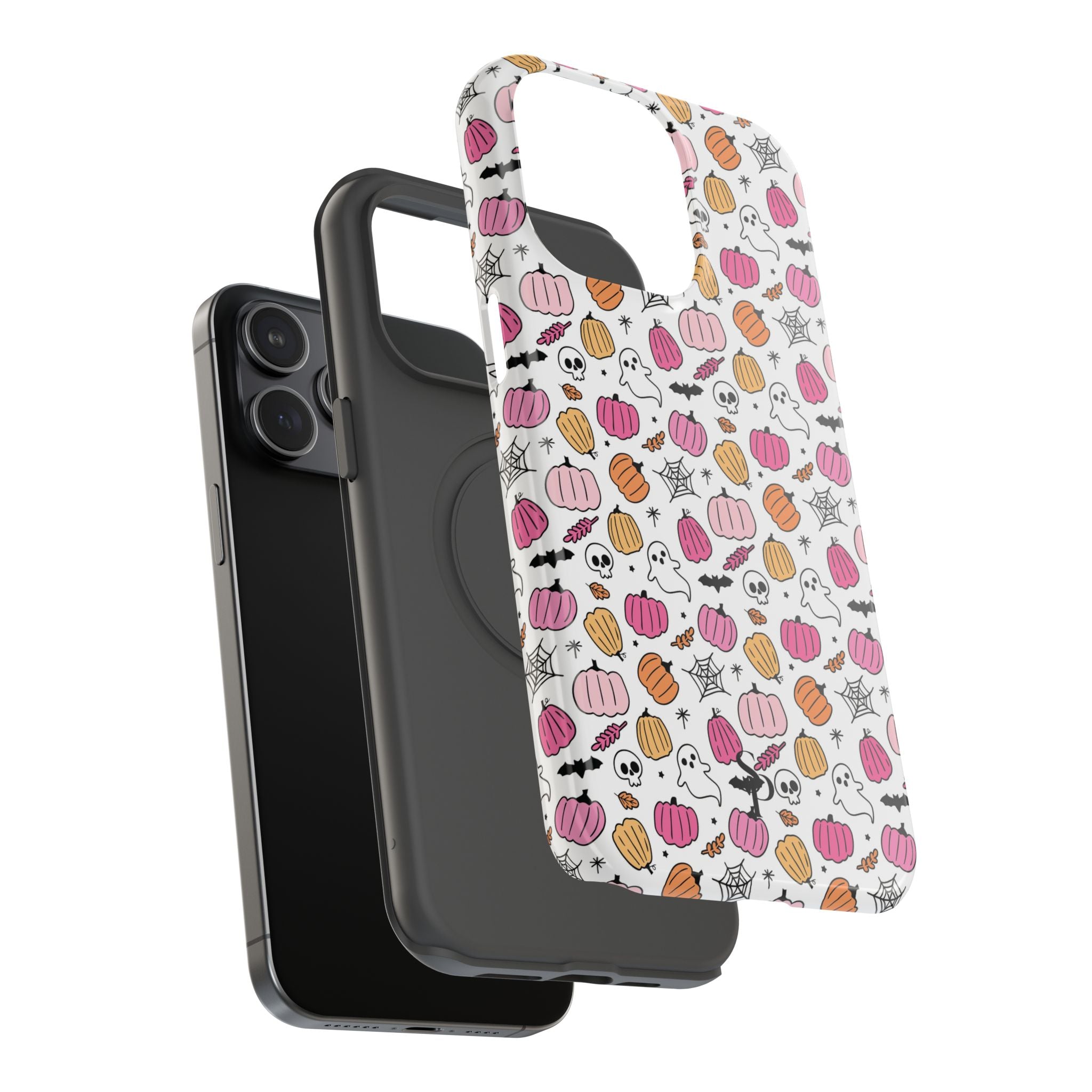 Pink Halloween Impact-Resistant Cases