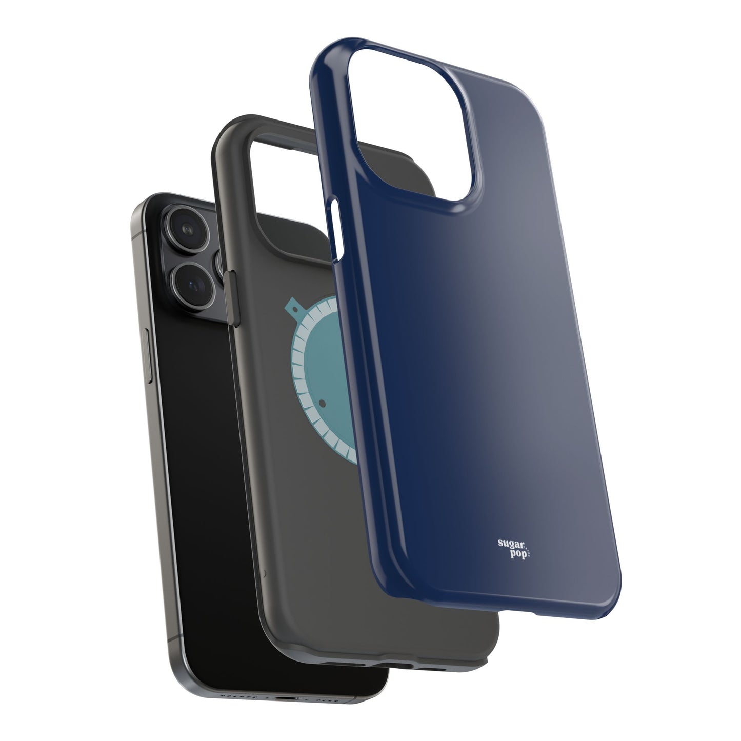 Navy Magnetic Tough Cases for Phones - Secure & Sleek Design