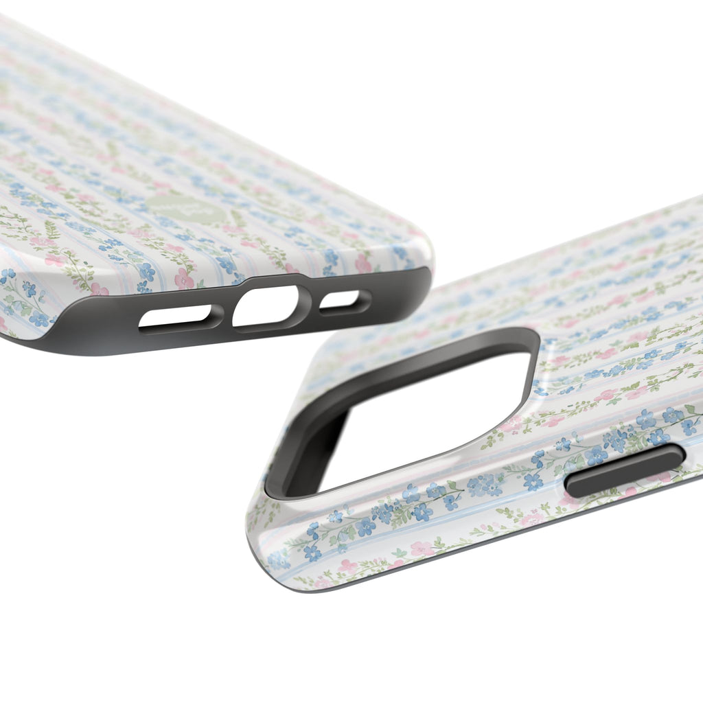 Pastel Floral Pattern Magnetic Tough Case