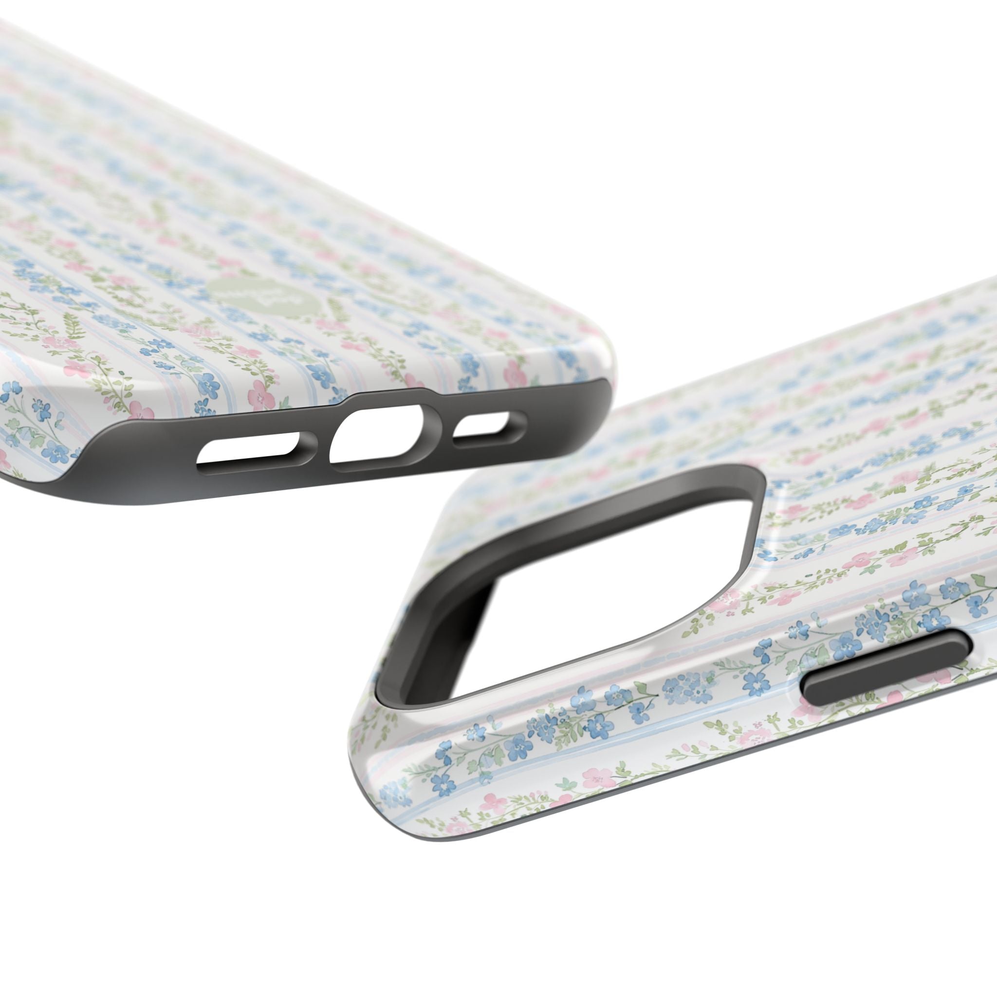Pastel Floral Pattern Magnetic Tough Case