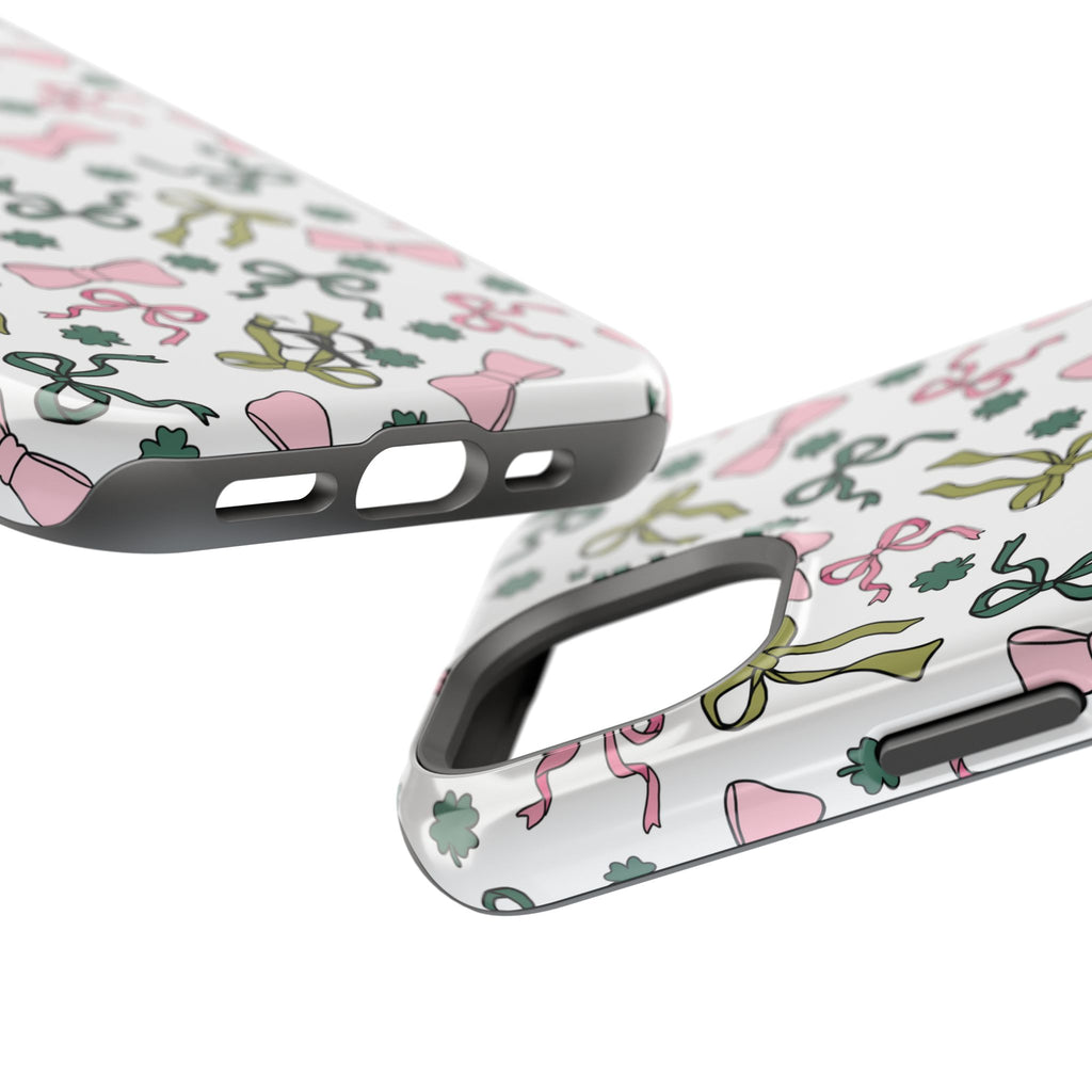 Bows and Shamrocks Magnetic Phone Case
