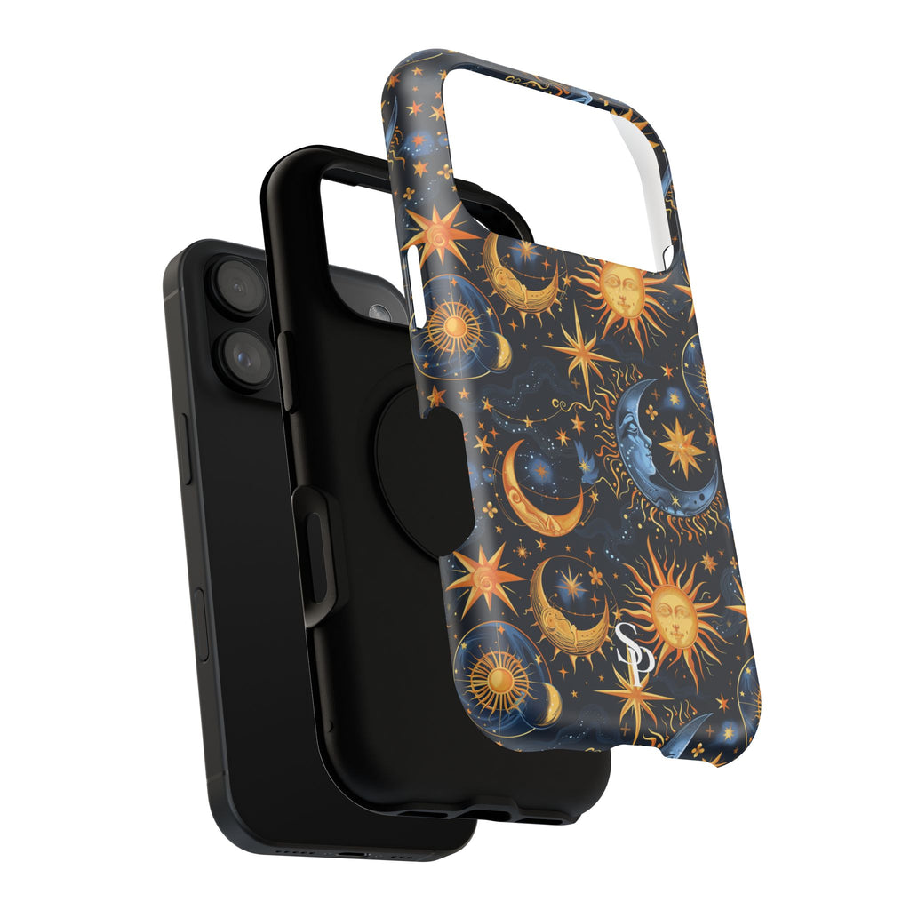 Celestial Sun and Moon Impact-Resistant Phone Case