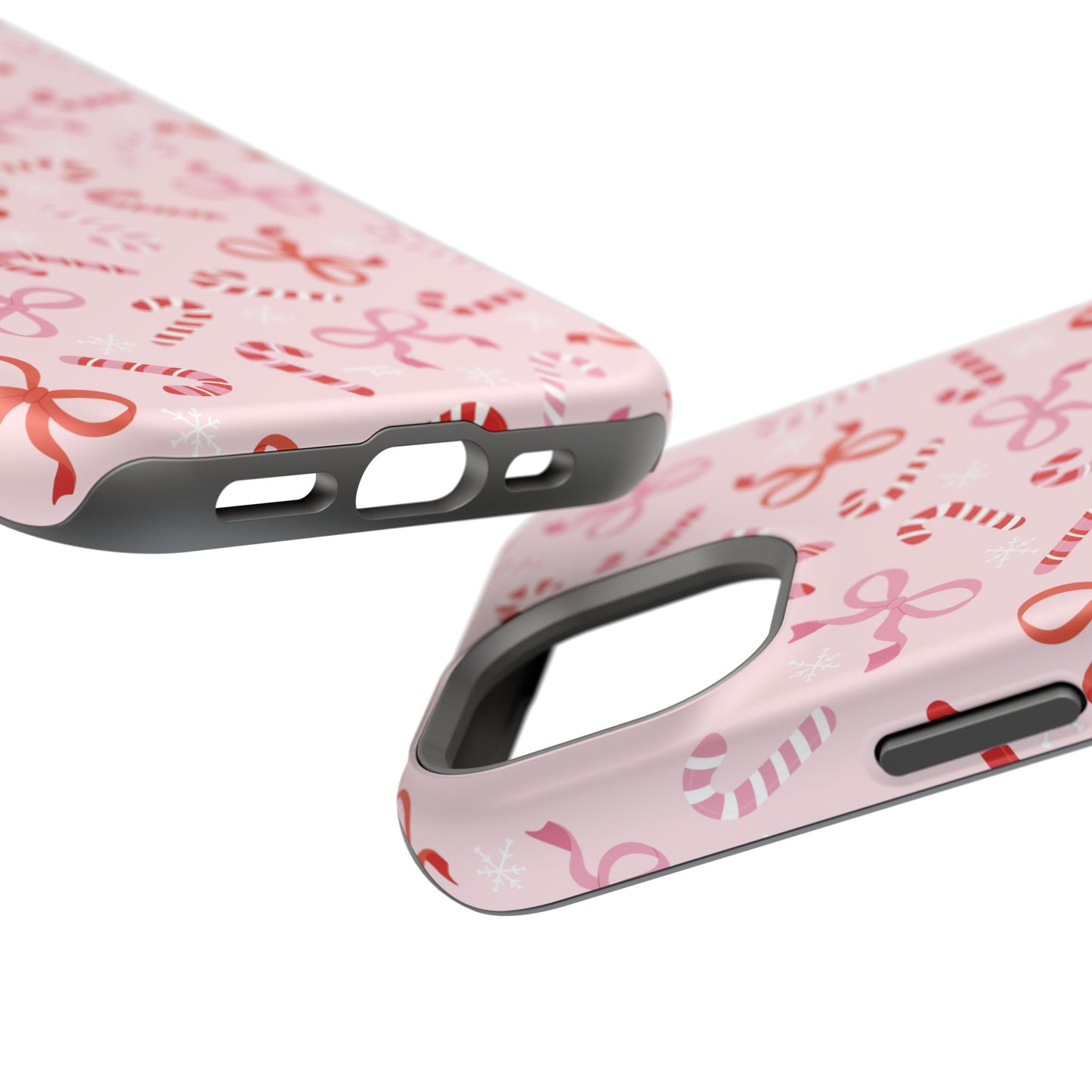 Candy Cane Impact-Resistant Phone Case - Limited Edition