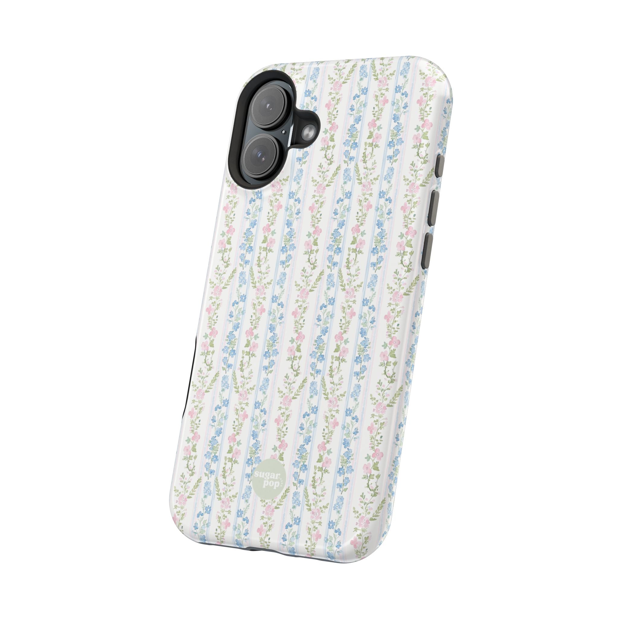 Pastel Floral Pattern Magnetic Tough Case
