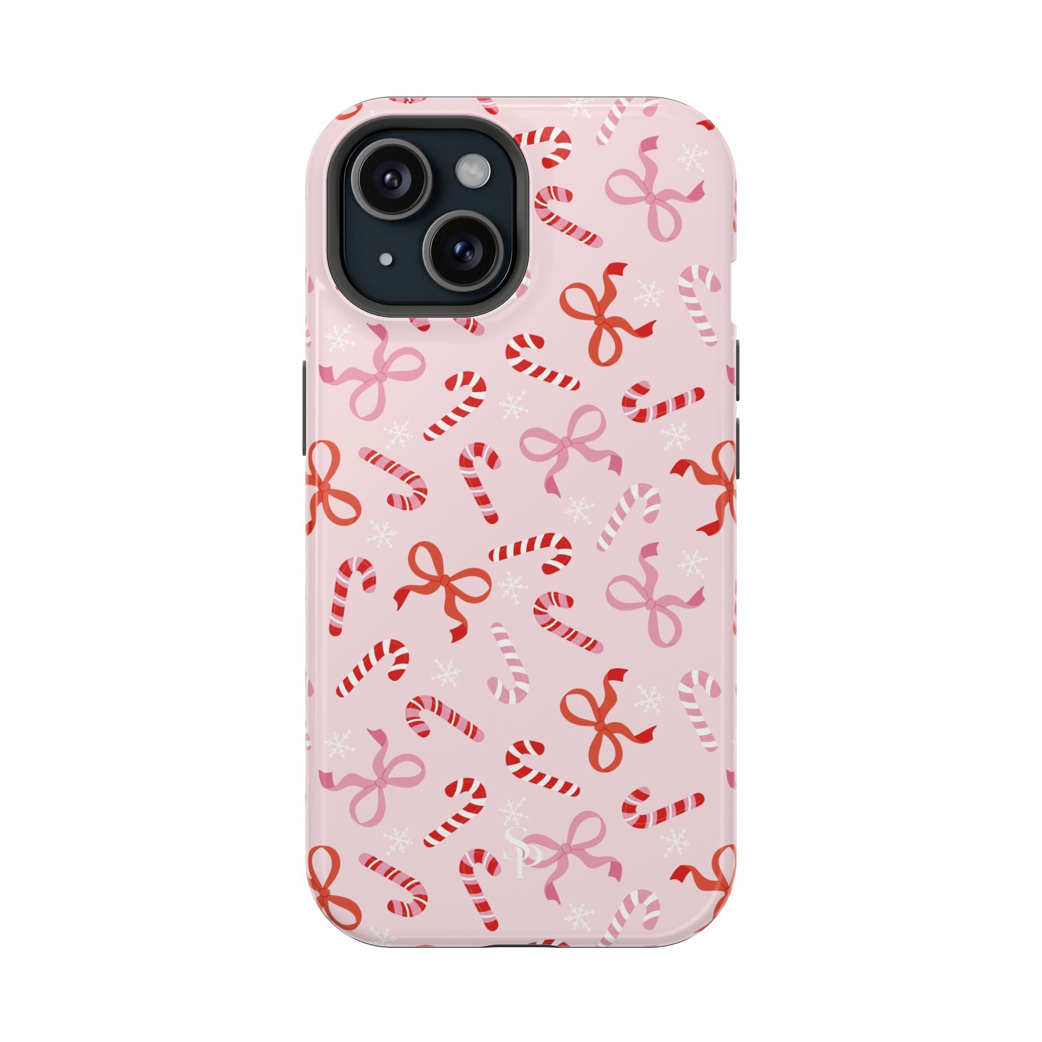 Candy Cane Impact-Resistant Phone Case - Limited Edition