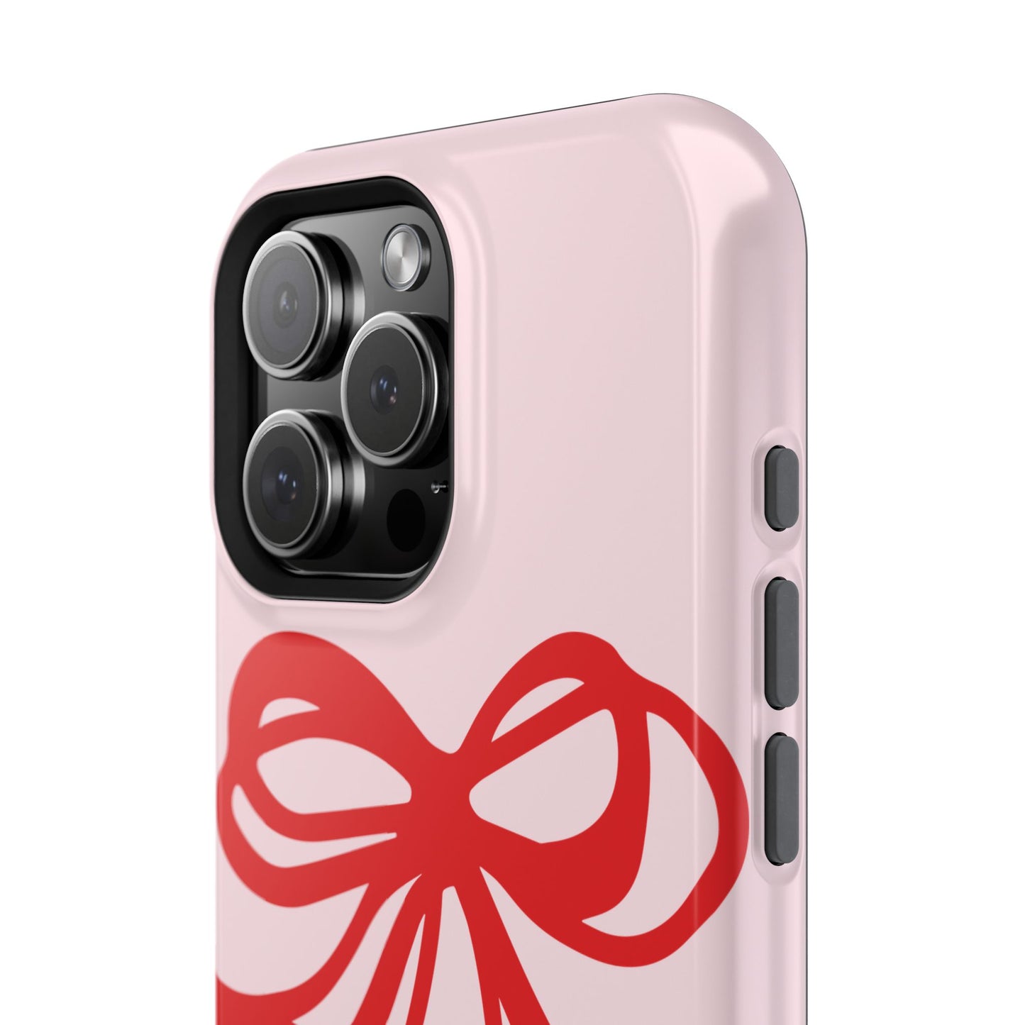 Cherry Bow Impact-Resistant Phone Case