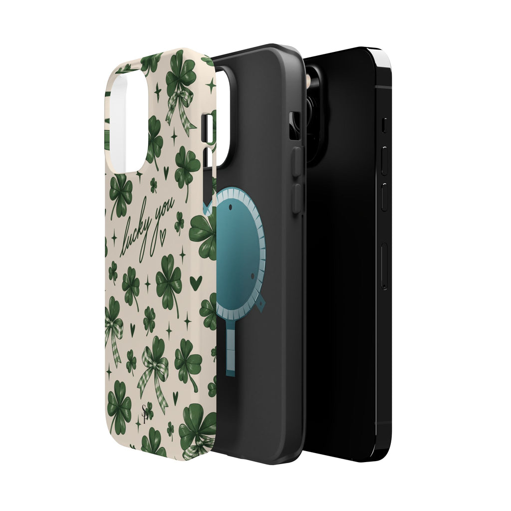 Lucky You Clover Magnetic Impact Phone Case