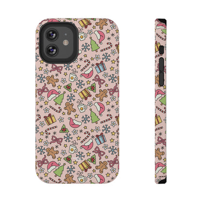 Festive Holiday Phone Case - Impact-Resistant Design for Christmas Cheer