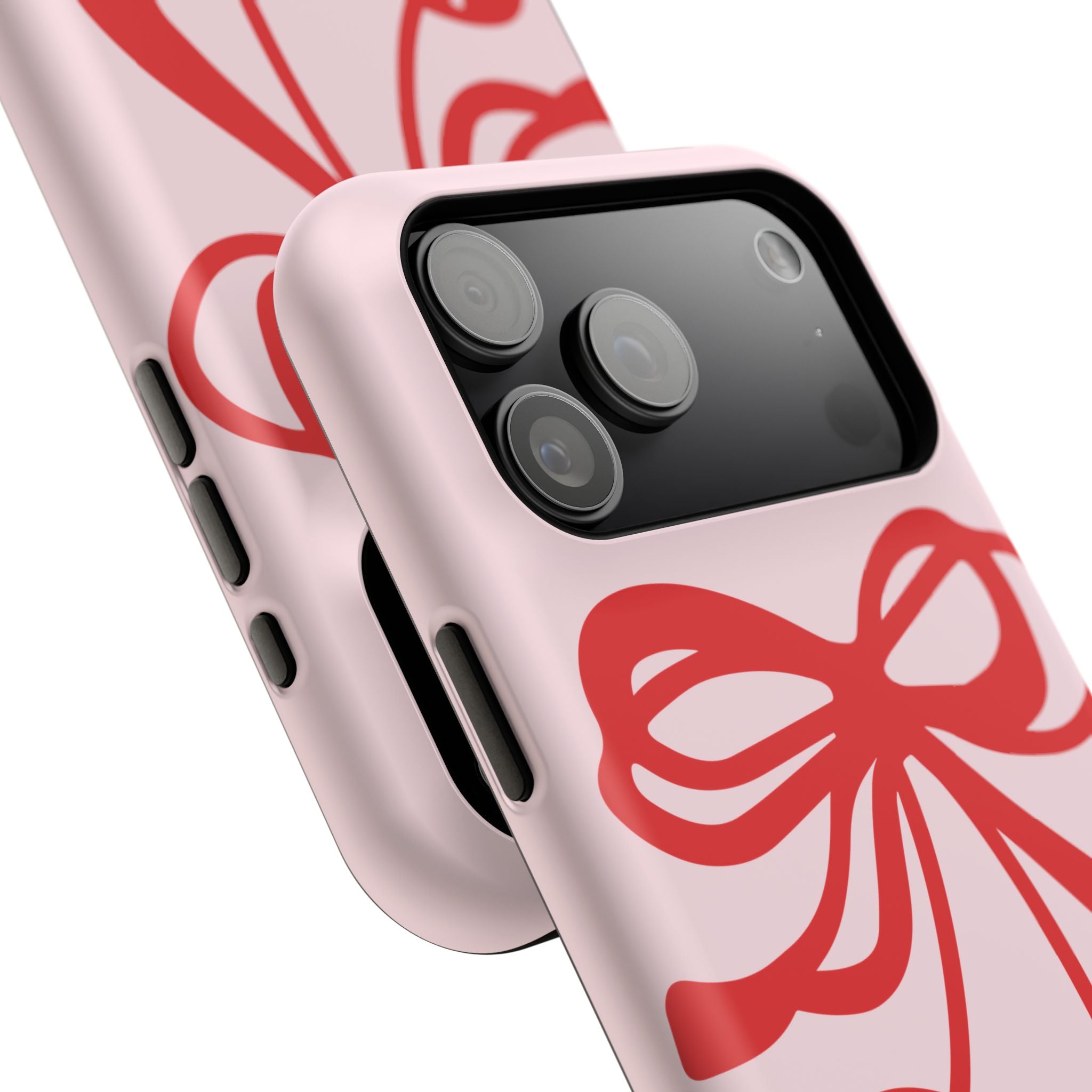 Cherry Bow Impact-Resistant Phone Case