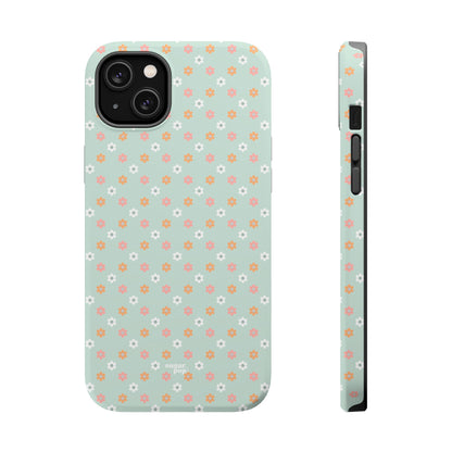 Floral Smiley Magnetic Tough Case