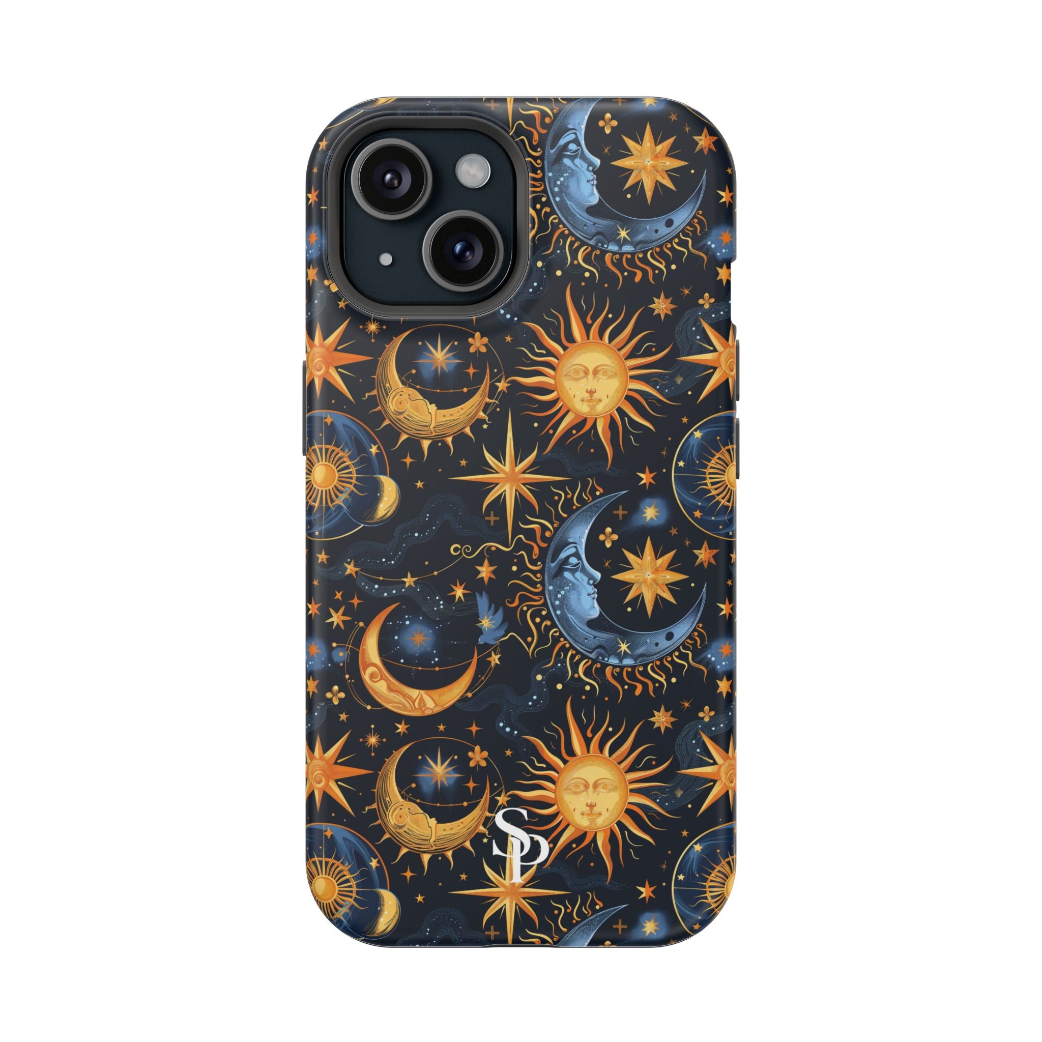 Celestial Sun and Moon Impact-Resistant Phone Case