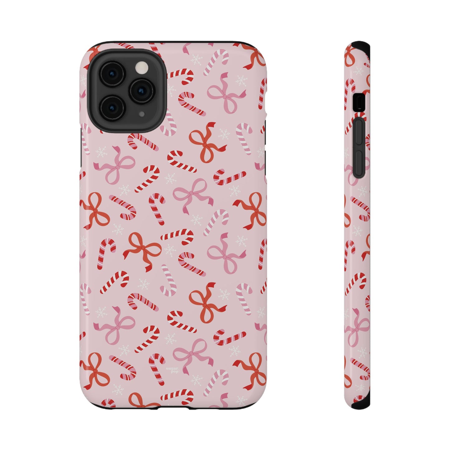 Candy Cane Impact-Resistant Phone Case - Limited Edition