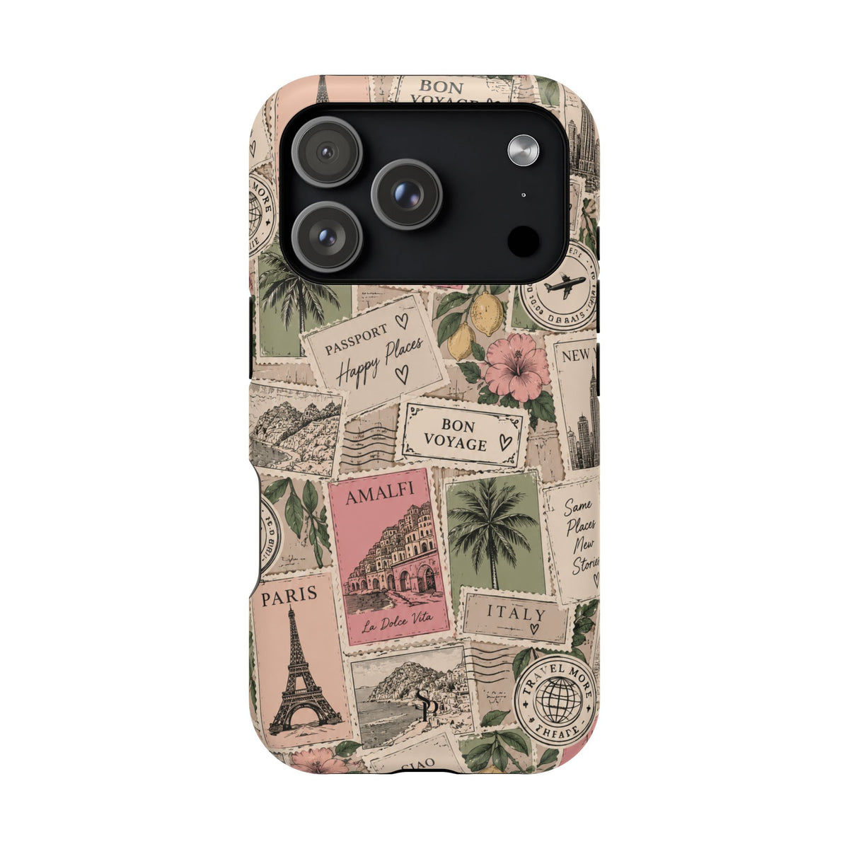 Travel Passport Stamp Magnetic Case