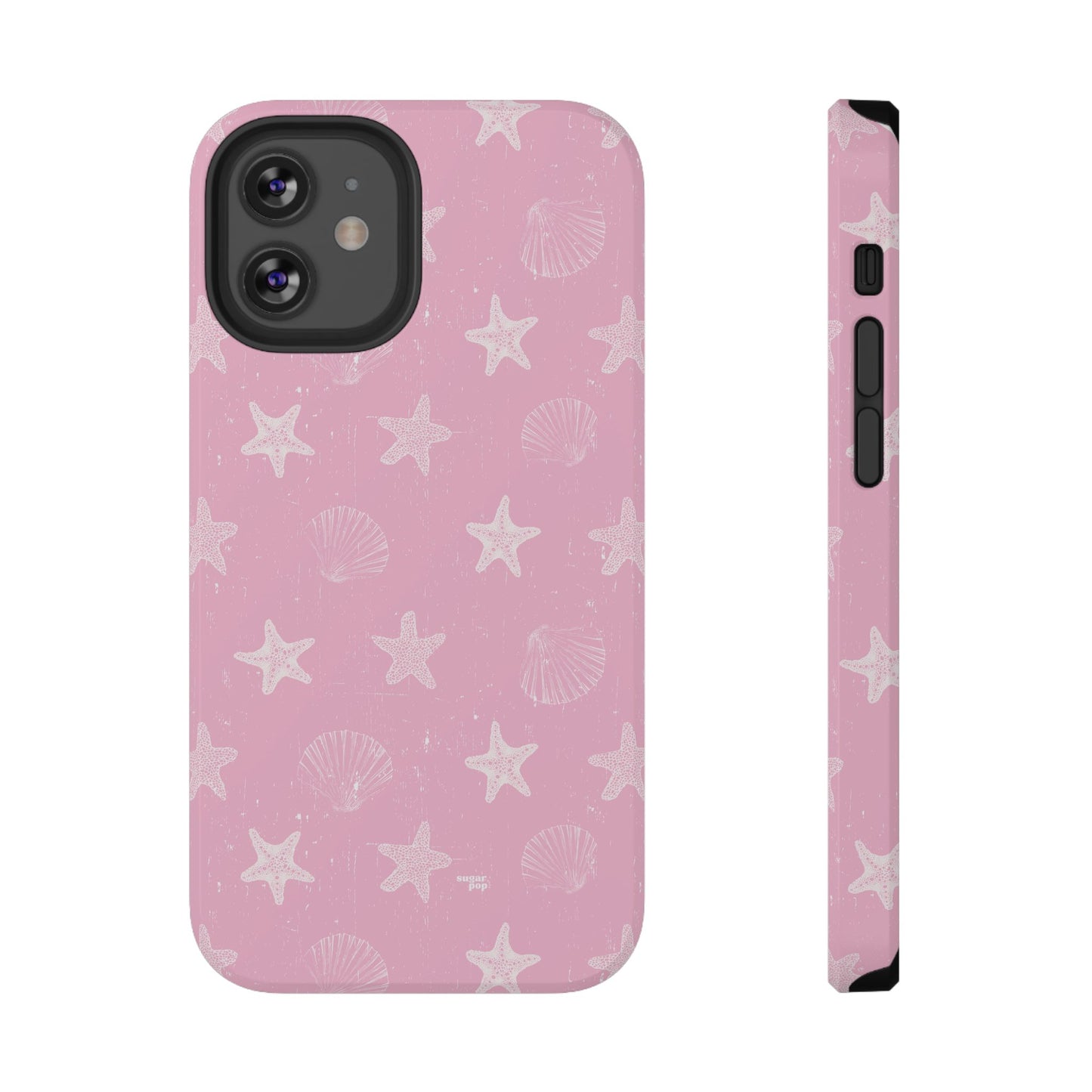 Pink Coastal Impact-Resistant Phone Case