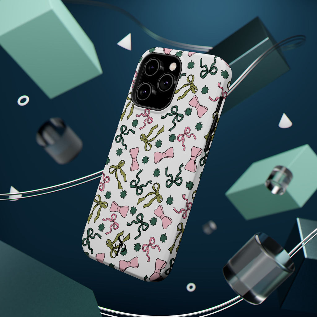 Bows and Shamrocks Magnetic Phone Case