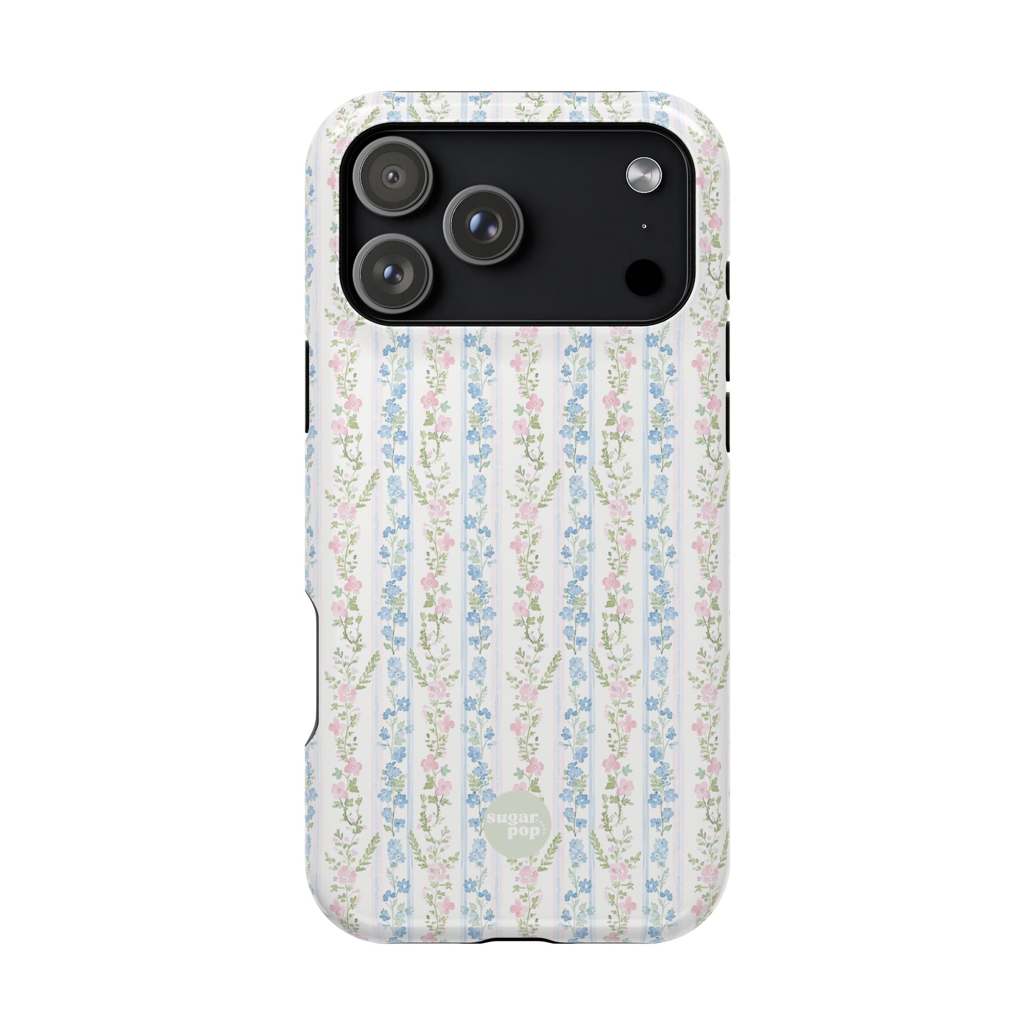 Pastel Floral Pattern Magnetic Tough Case