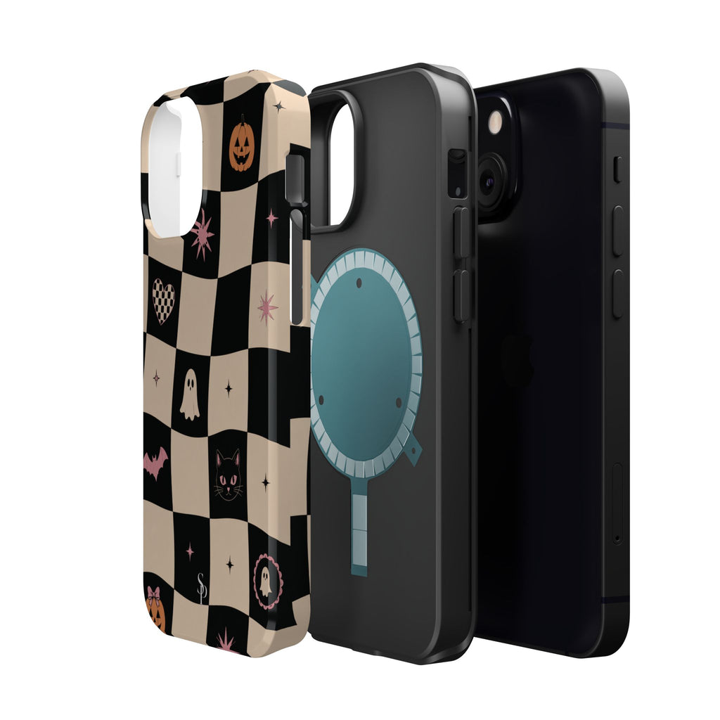 Halloween Checkerboard Magnetic Phone Case