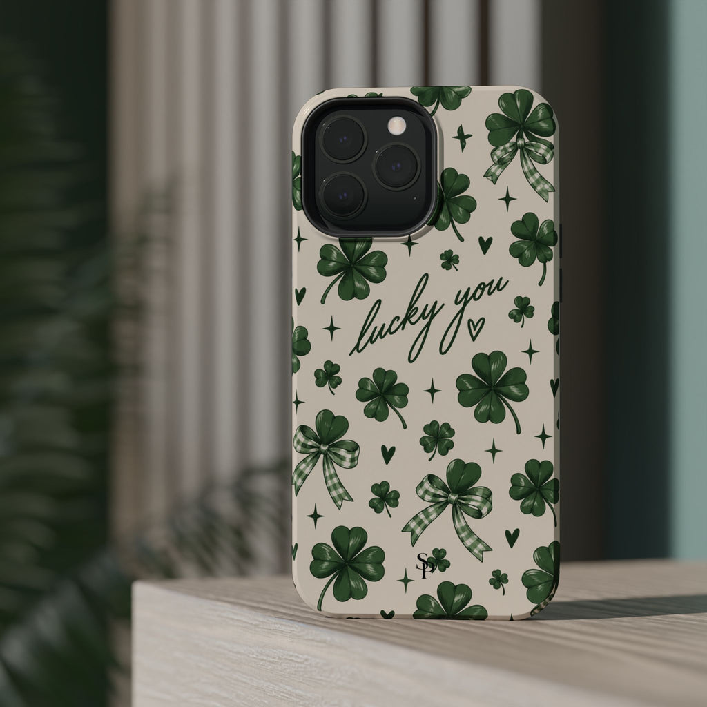 Lucky You Clover Magnetic Impact Phone Case