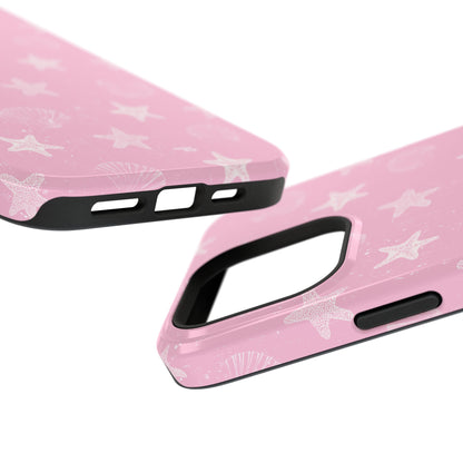 Pink Coastal Impact-Resistant Phone Case