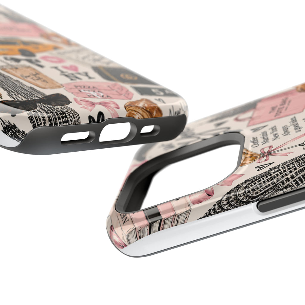 Pink New York Magnetic Phone Case