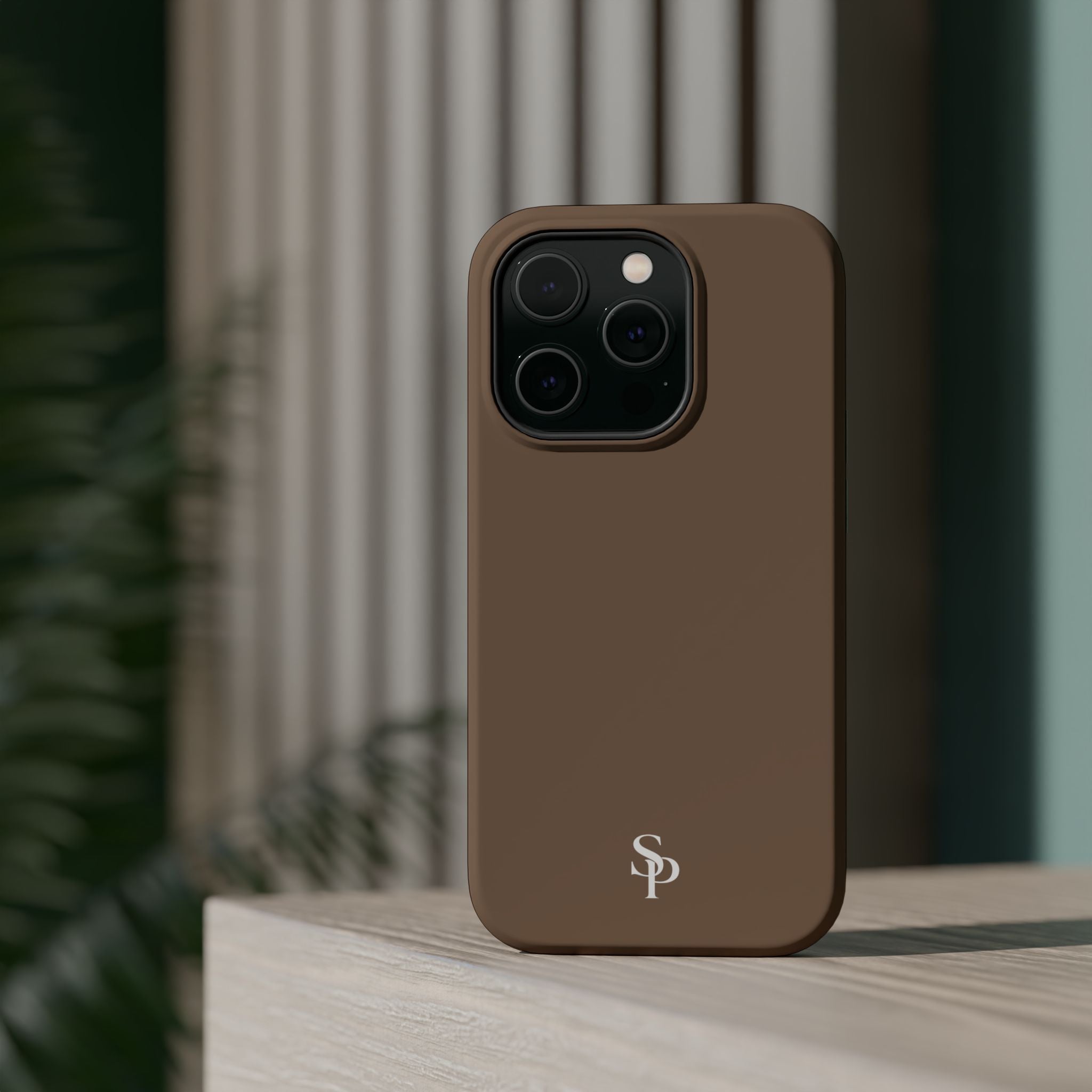 Brown Magnetic Tough Case
