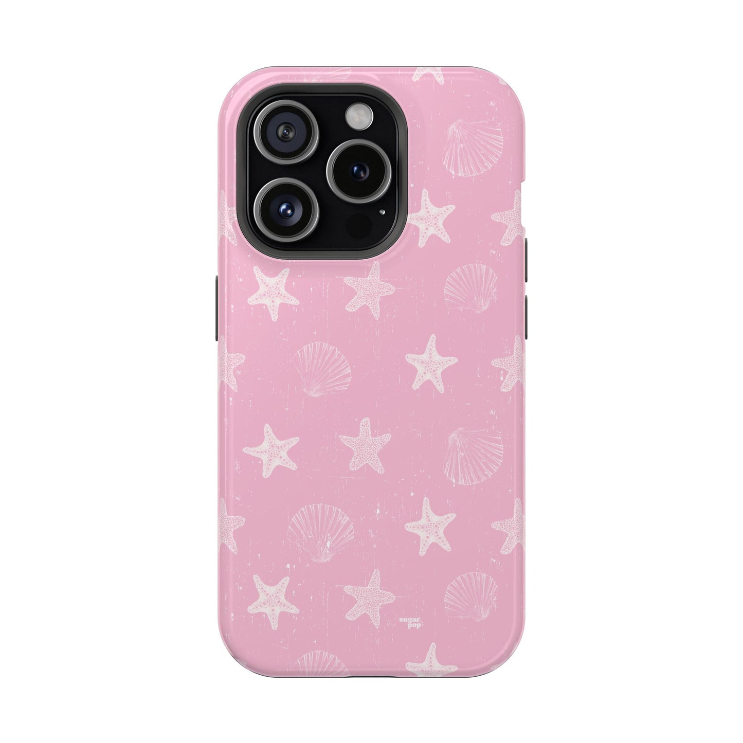 Pink Coastal Impact-Resistant Phone Case