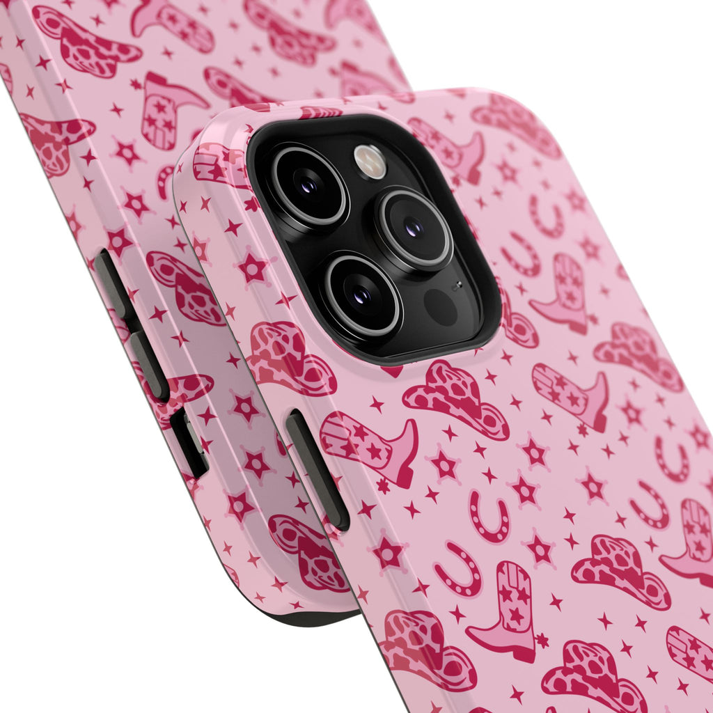 Pink Cowgirl Impact-Resistant Case