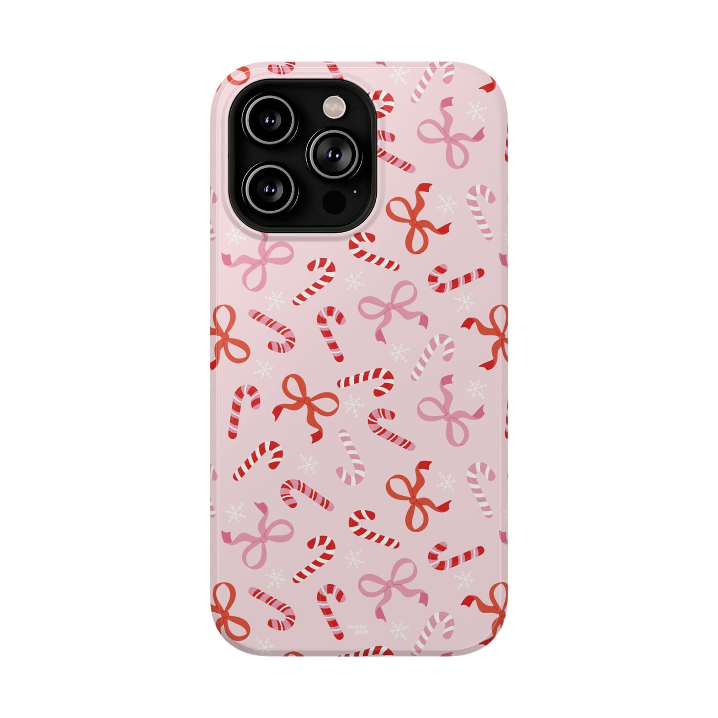 Candy Cane Impact-Resistant Phone Case - Limited Edition