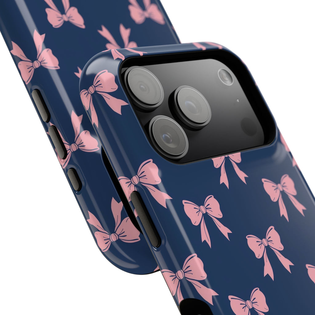 Chic Bow Impact-Resistant Phone Case
