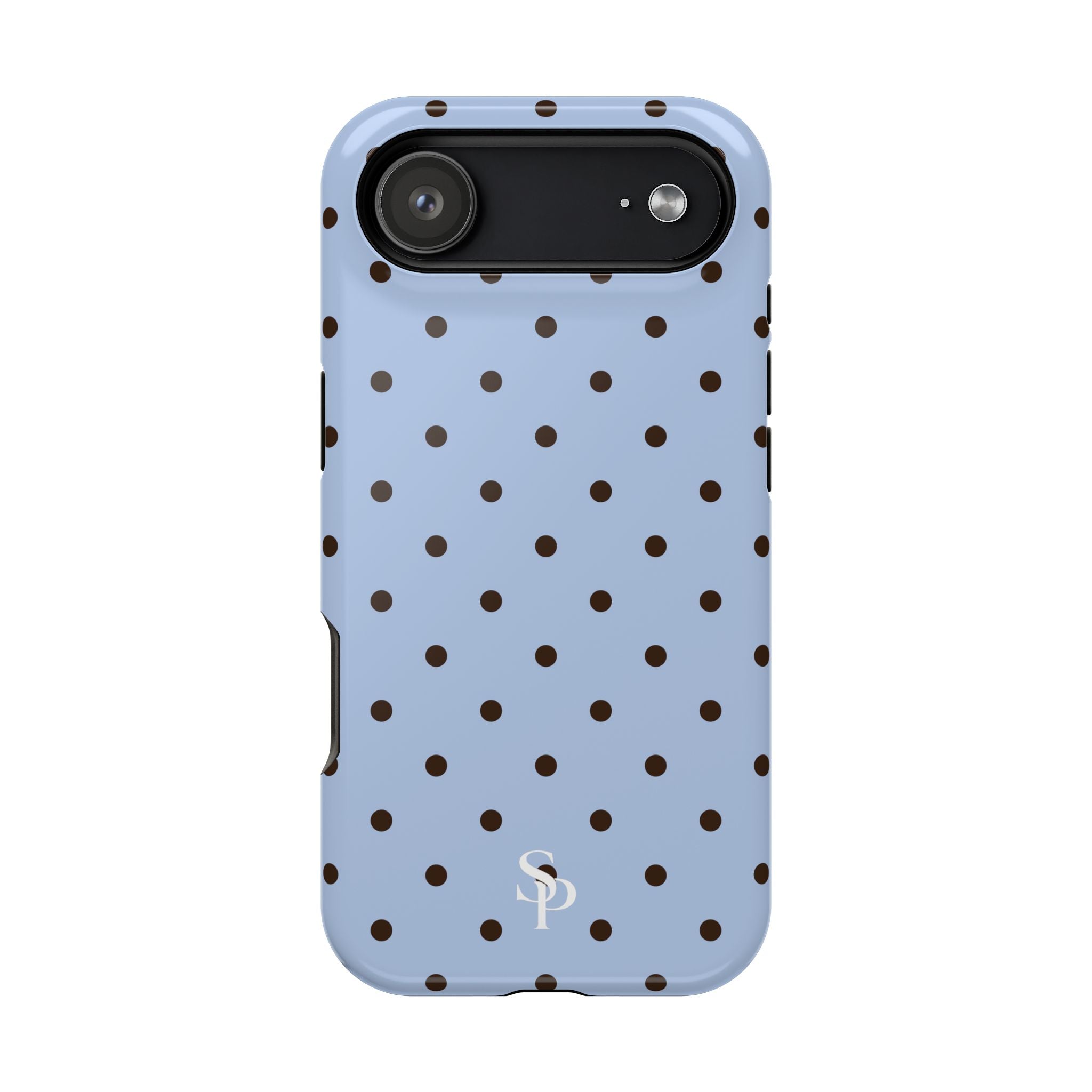 Blue Polka Dot Magnetic Impact Phone Case