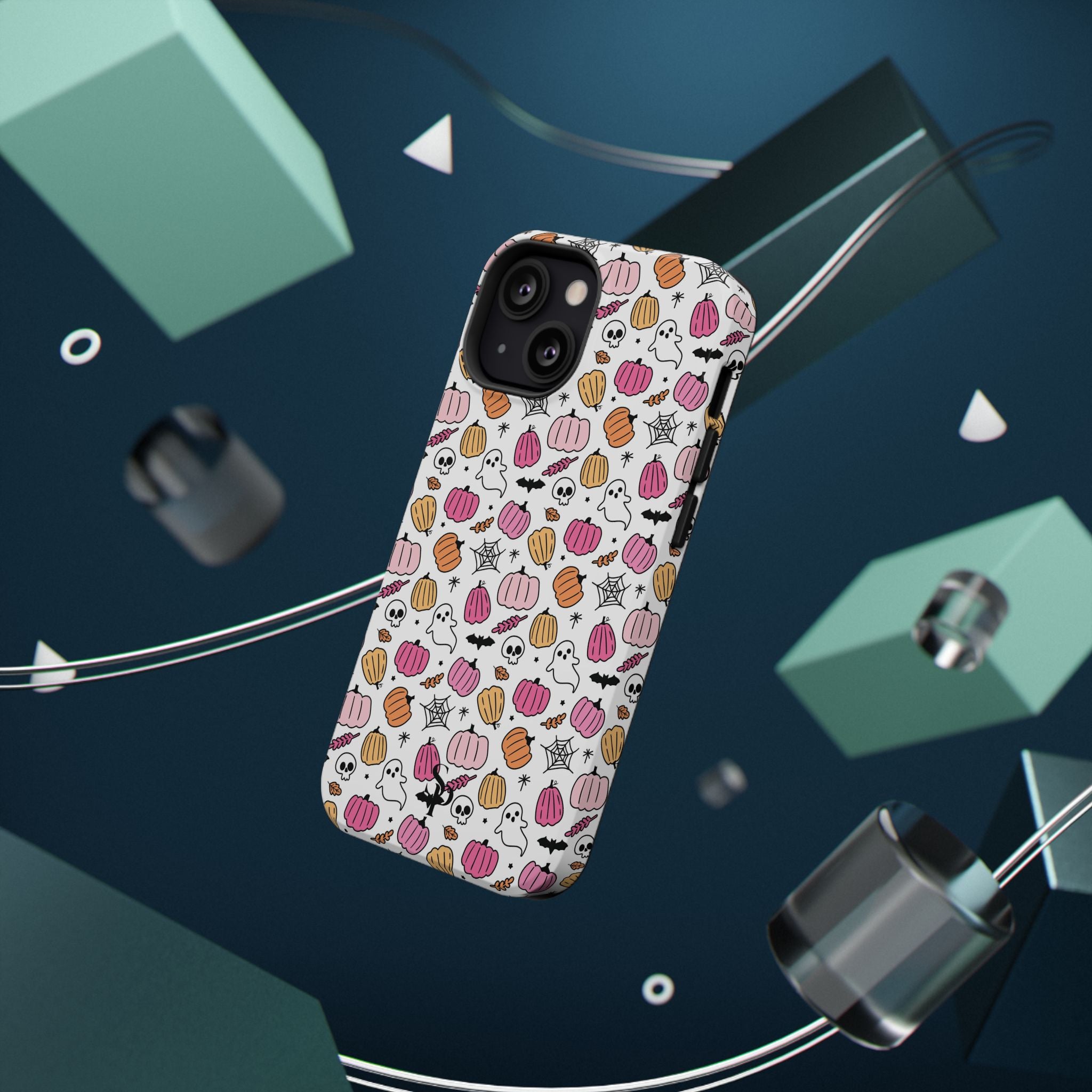 Pink Halloween Impact-Resistant Cases