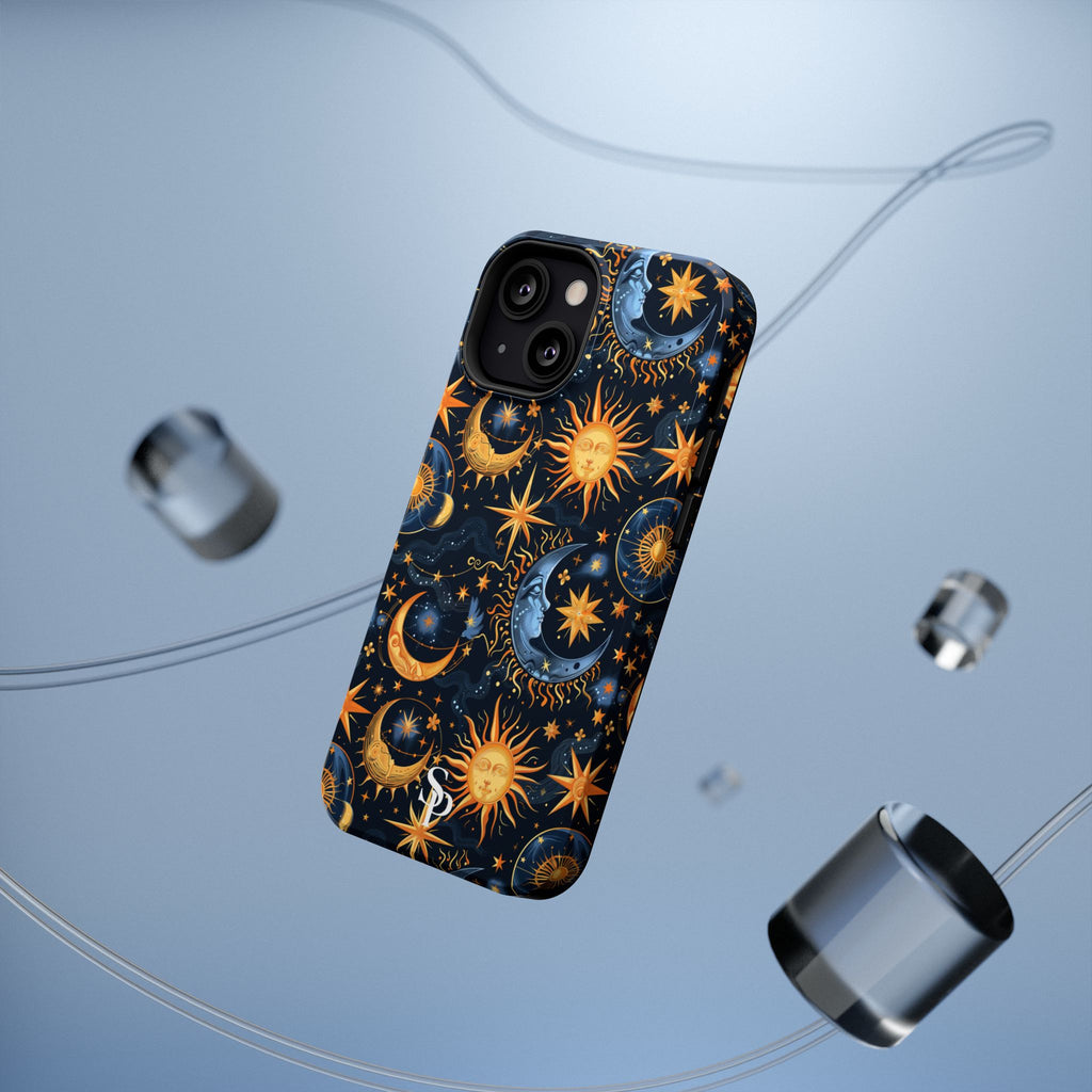 Celestial Sun and Moon Impact-Resistant Phone Case