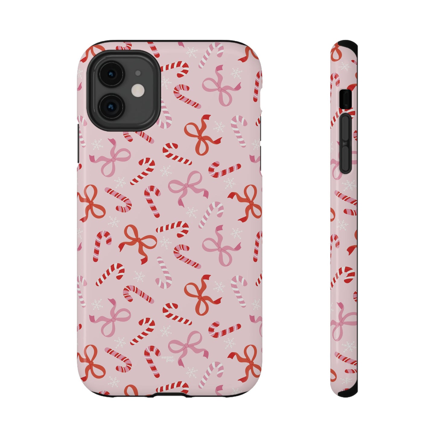 Candy Cane Impact-Resistant Phone Case - Limited Edition