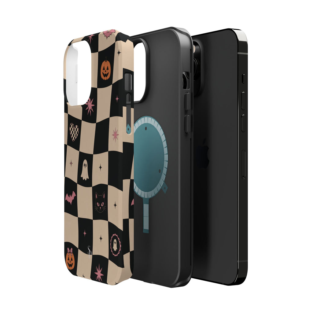 Halloween Checkerboard Magnetic Phone Case