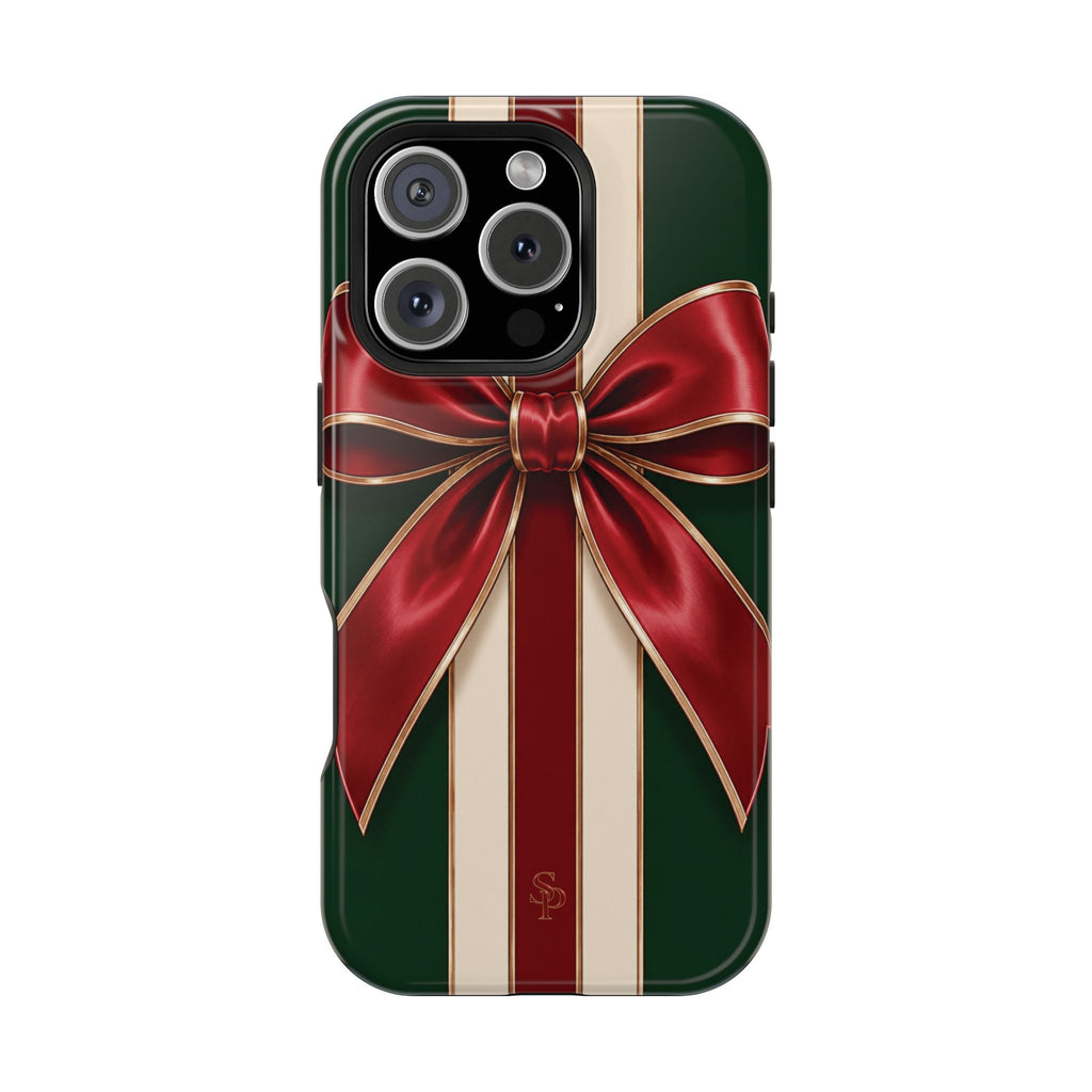 Christmas Gift Bow Magnetic Phone Case