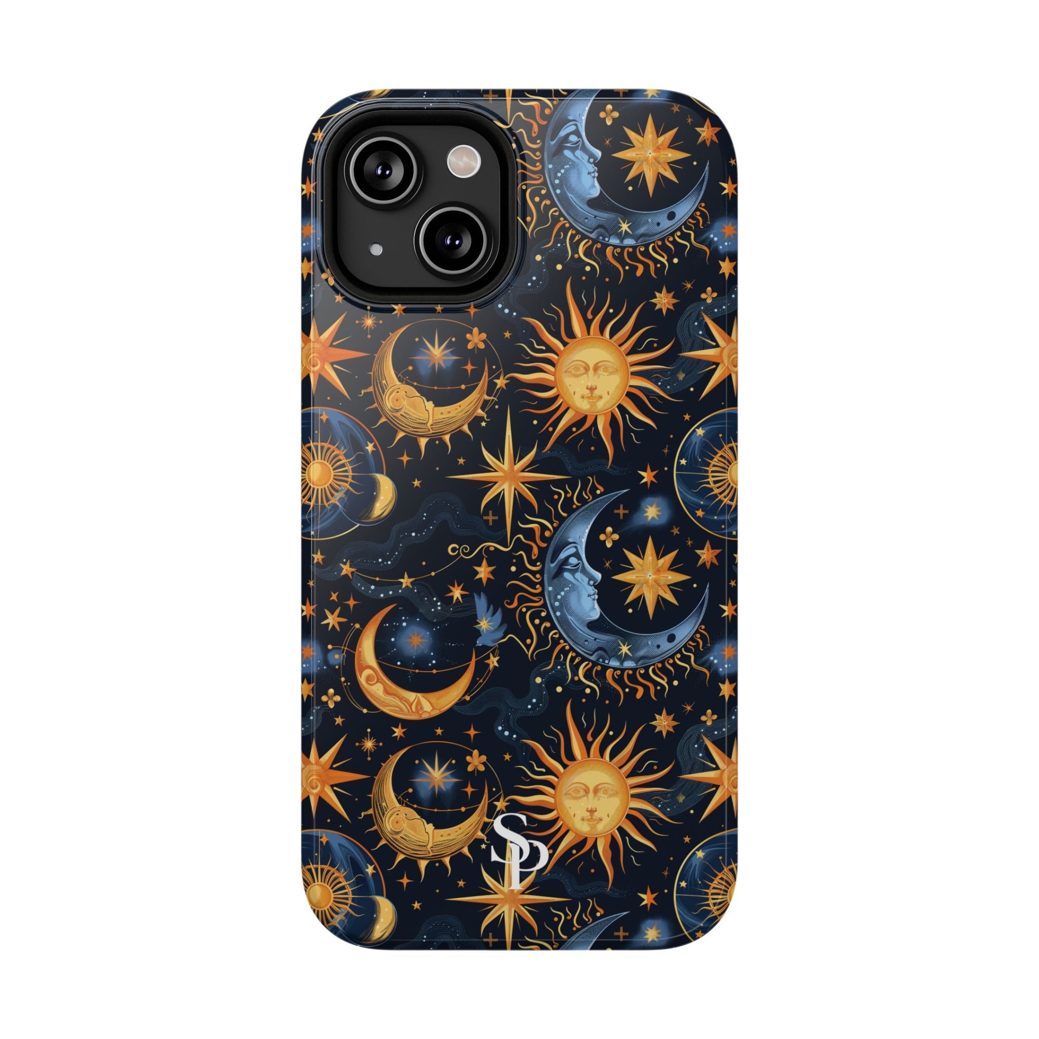 Celestial Sun and Moon Impact-Resistant Phone Case