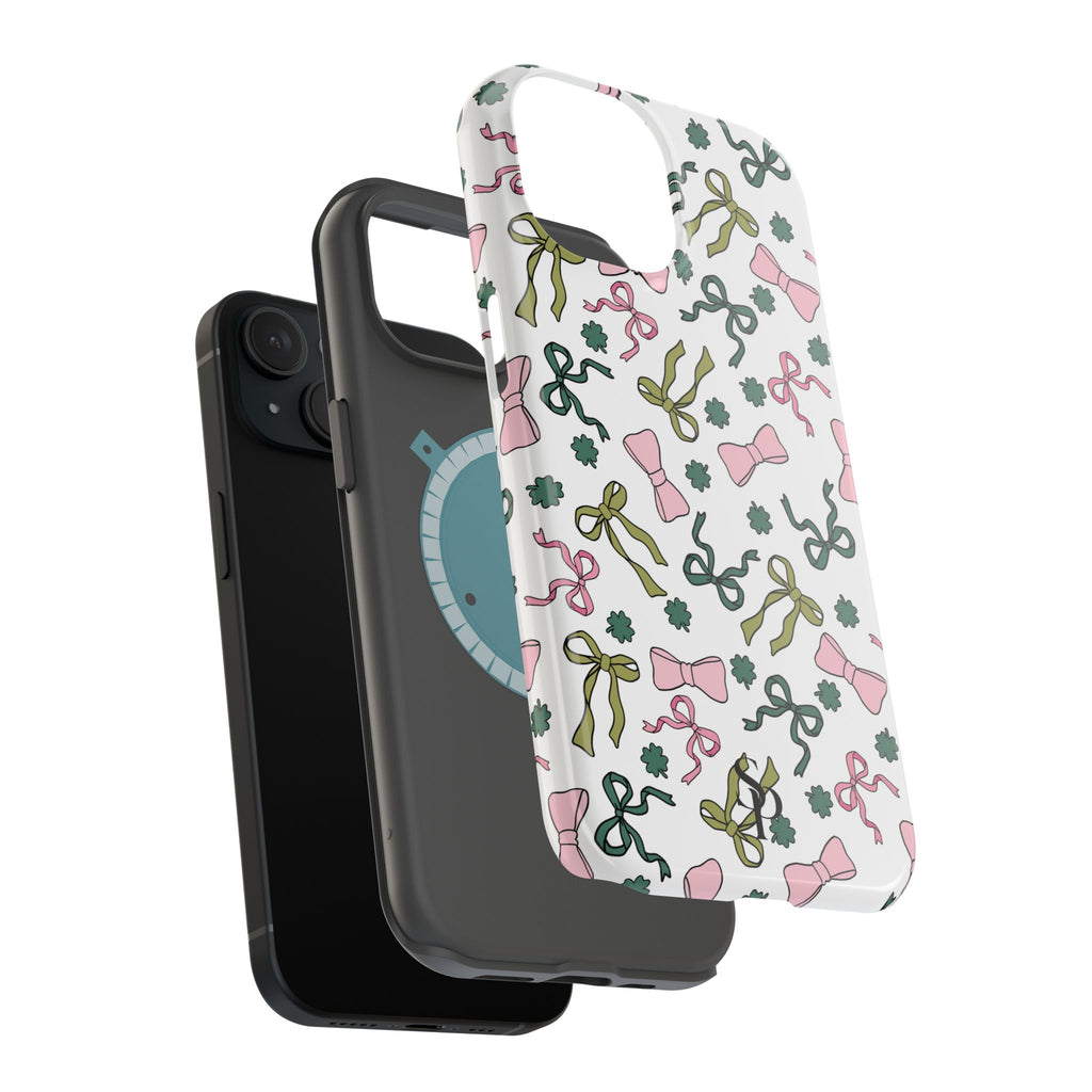 Bows and Shamrocks Magnetic Phone Case