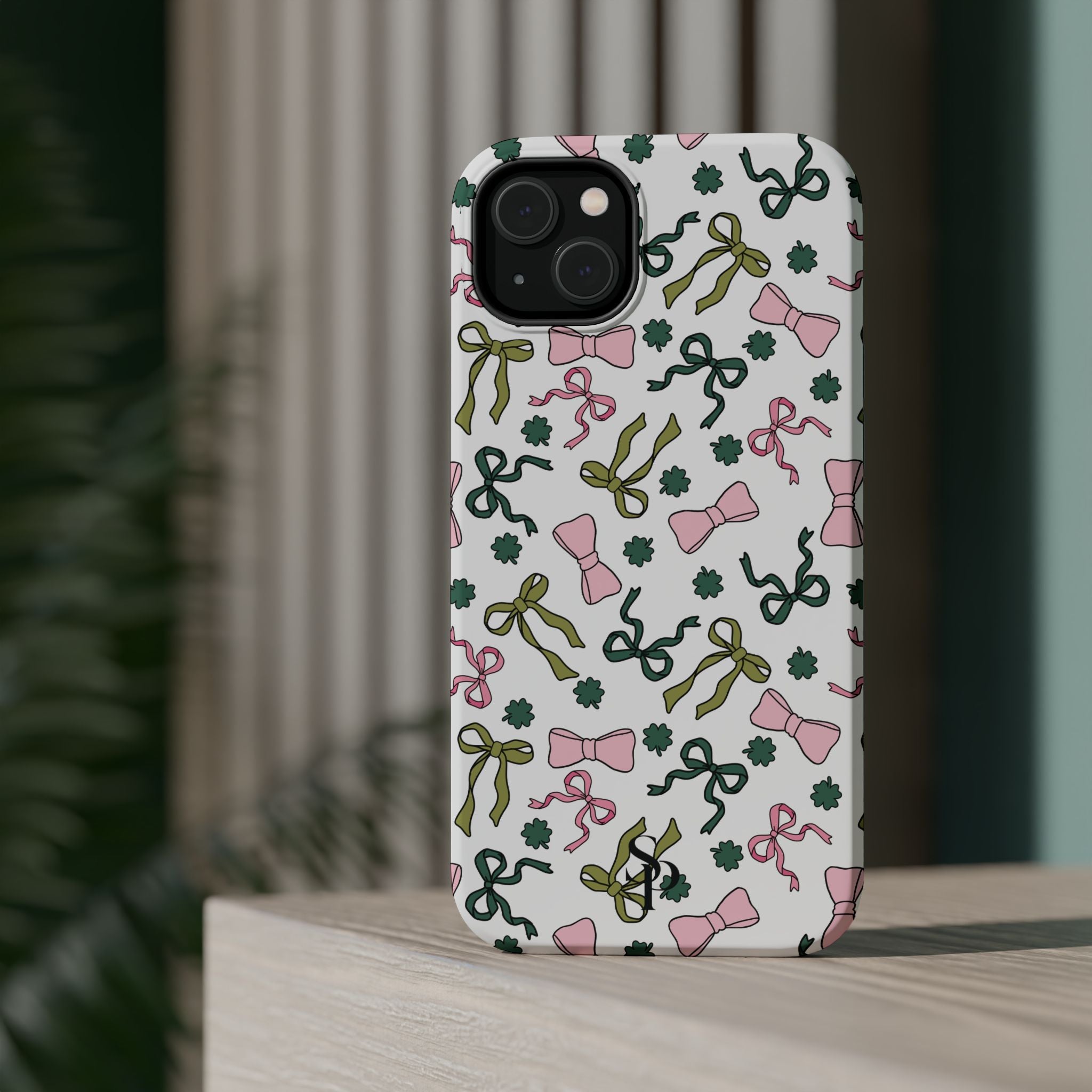 Bows and Shamrocks Magnetic Phone Case