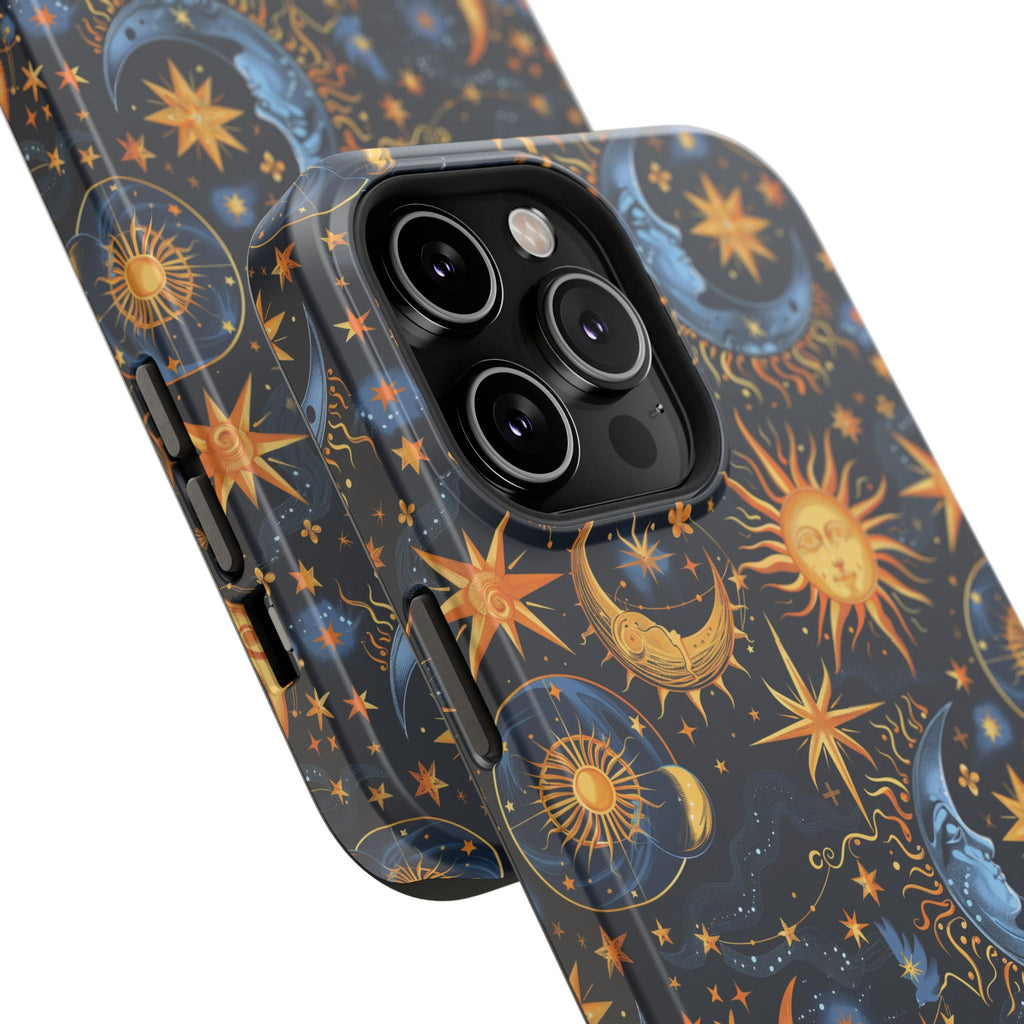 Celestial Sun and Moon Impact-Resistant Phone Case